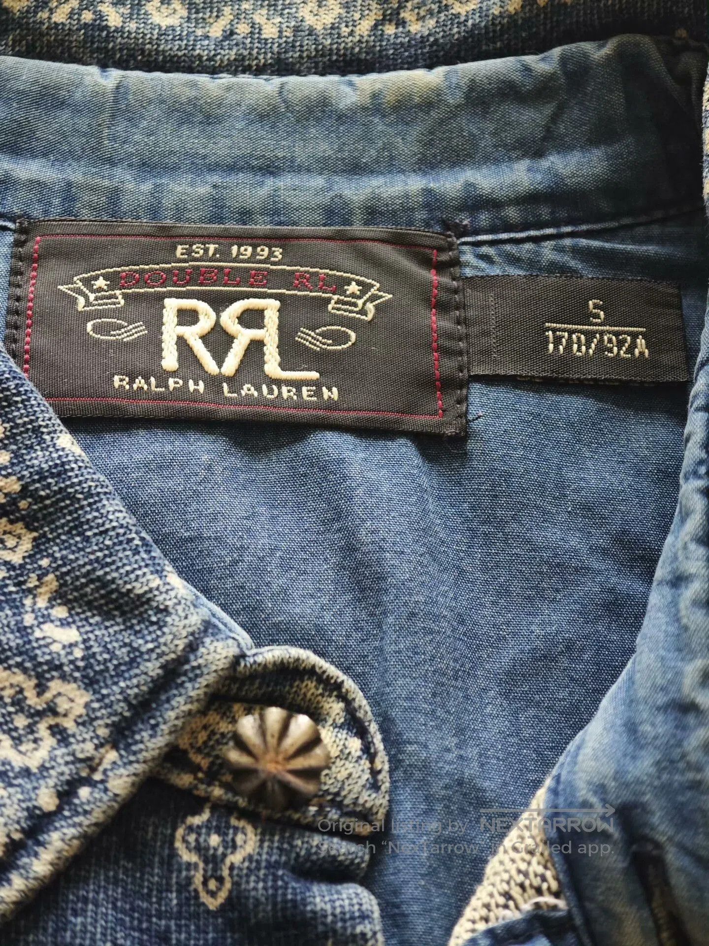 RRL Ralph Lauren RRL Ralph Lauren Striped Shirt. Size US S / EU 44-46 / 1 - 7 Thumbnail