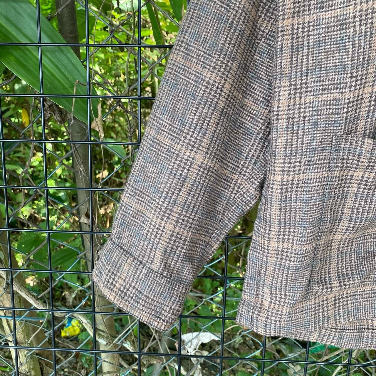 Global Work × Japanese Brand Vintage Global Work Checkered Button Up Jacket Size US L / EU 52-54 / 3 - 3 Thumbnail