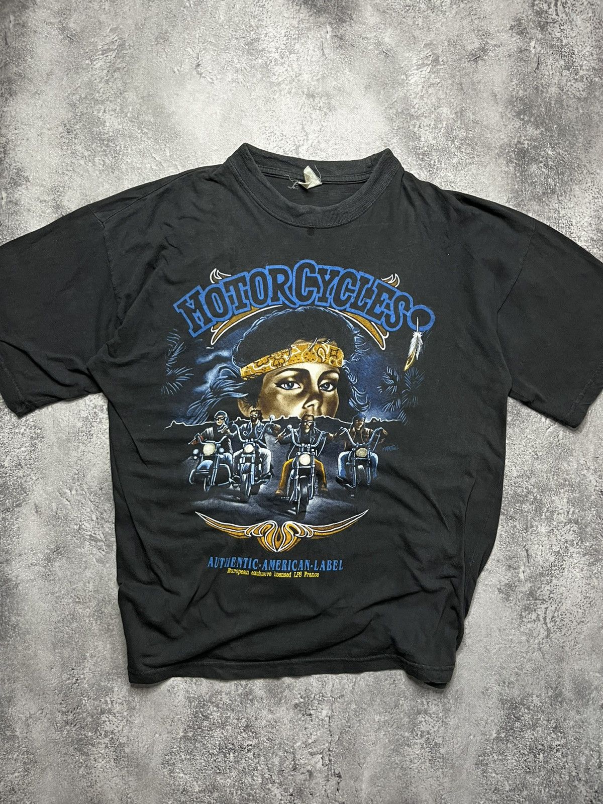 Other Vintage Motorcycle Thrashed Theme Shirt 90’s Men’s XL Size US XL / EU 56 / 4 - 1 Thumbnail