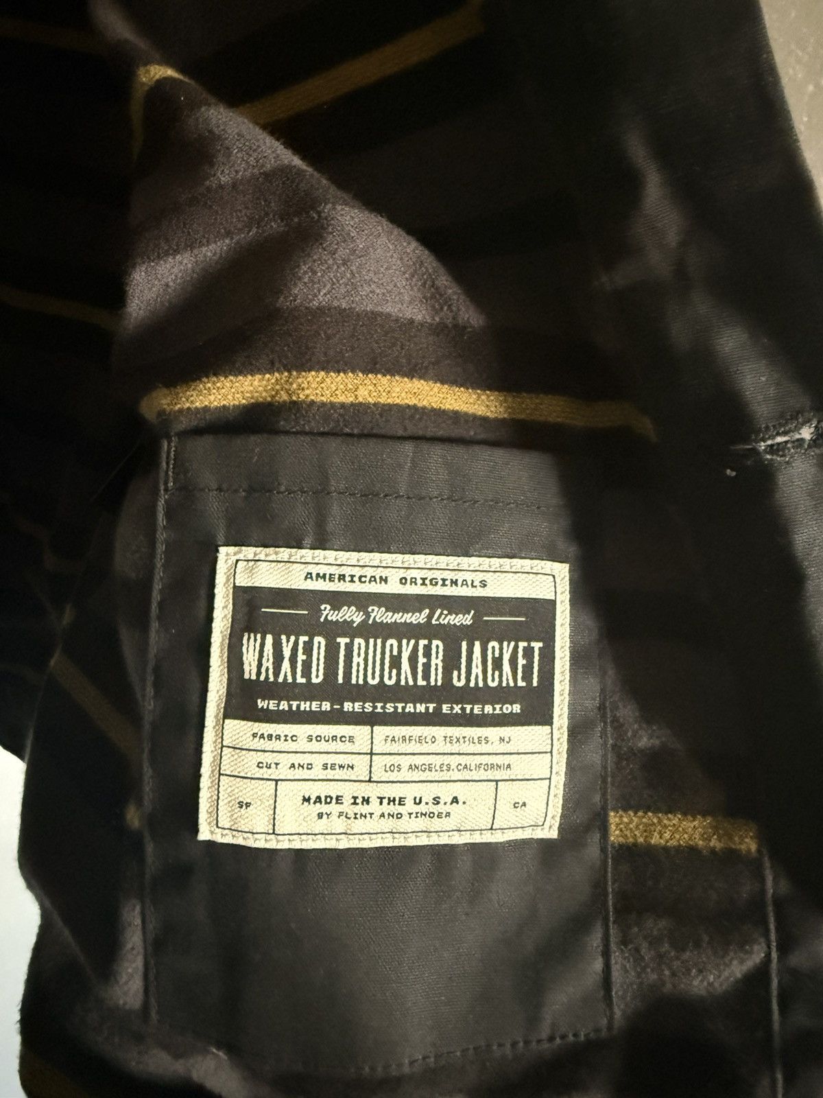 Flint And Tinder Waxed trucker jacket Size US XXL / EU 58 / 5 - 4 Thumbnail