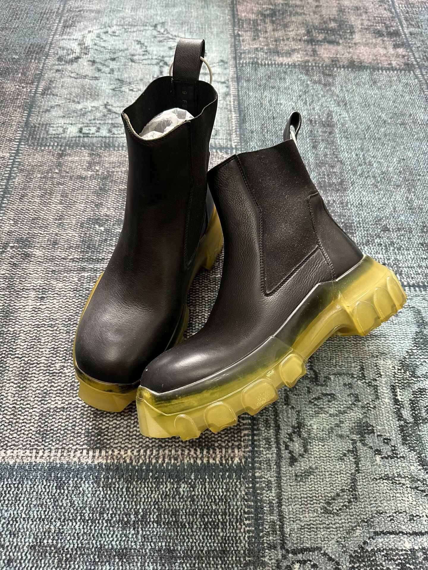 Rick Owens Rick Owens Transparent Chelsea Boots Size US 5 / IT 35 - 1 Thumbnail