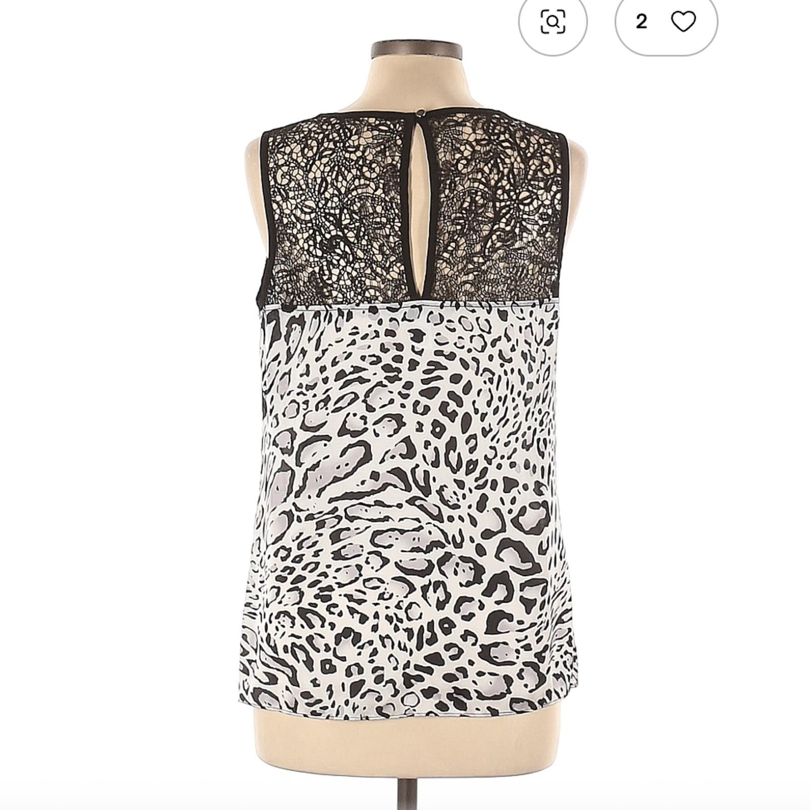Other Cache Size L Sleeveless Top with Lace Detail Size L / US 10 / IT 46 - 2 Thumbnail
