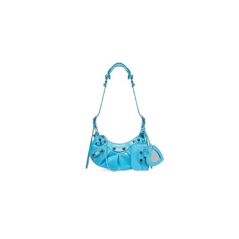 Balenciaga o1mt1gz1124 Size: OS / Le Cagole XS Shoulder Bag Crocodile Size ONE SIZE - 1 Thumbnail