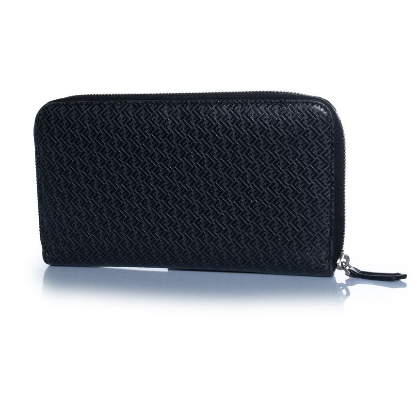 Fendi Fendi, FF print leather continental zip clutch Size ONE SIZE - 1 Thumbnail