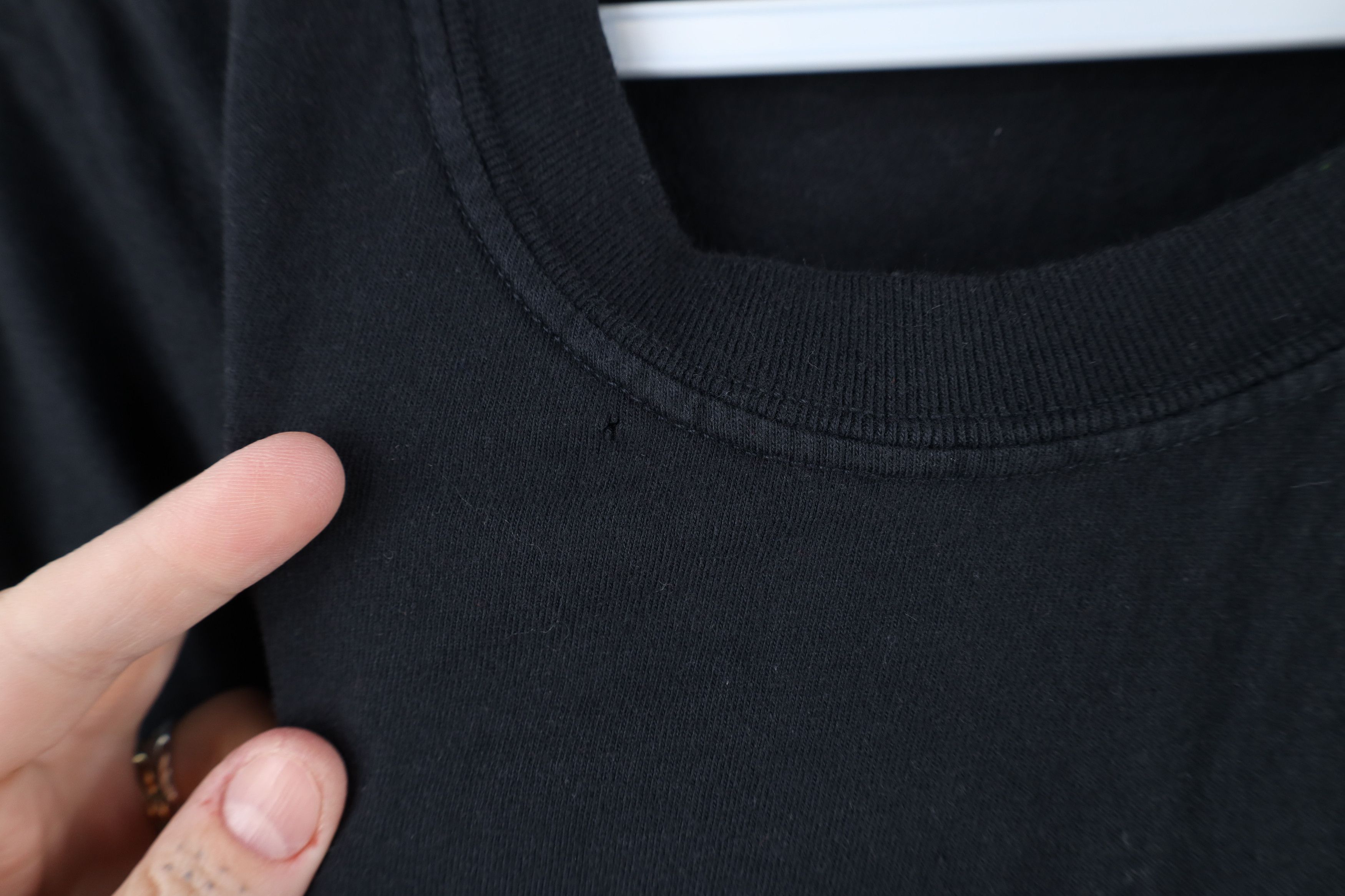 Vintage Vintage 90s Streetwear Heavyweight Garment Dye T-Shirt Black Size US L / EU 52-54 / 3 - 4 Thumbnail