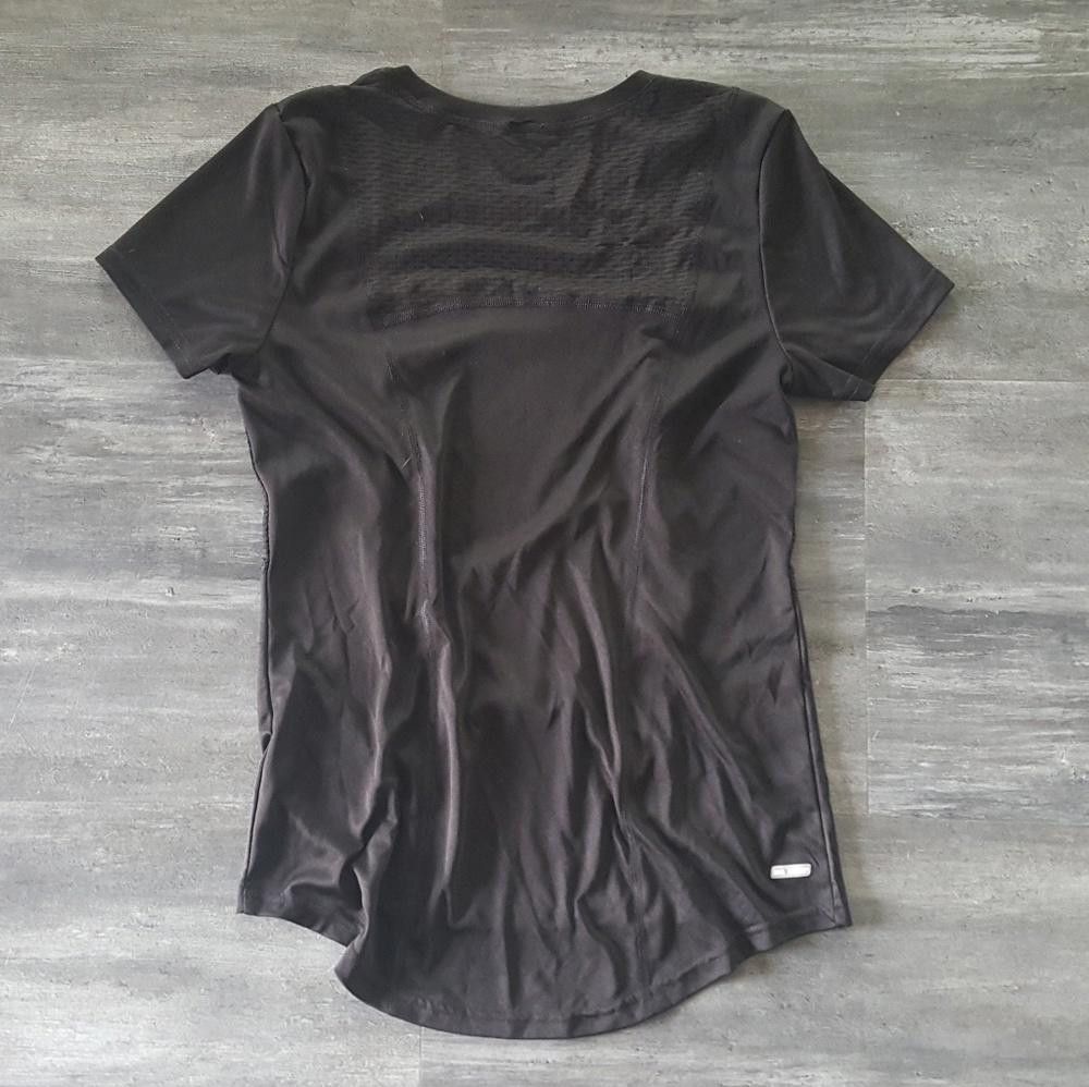 Designer Black Danskin Dri Fit Short Sleeve Size S / US 4 / IT 40 - 2 Thumbnail