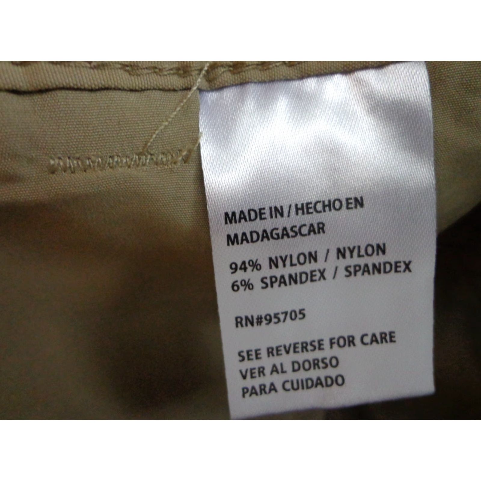 Vintage DENALI Technical Stretch Pants Beige 32x30 Men's Regular 94% Nylon 6% Spandex Comfort Stretch Zip Size US 32 / EU 48 - 6 Thumbnail