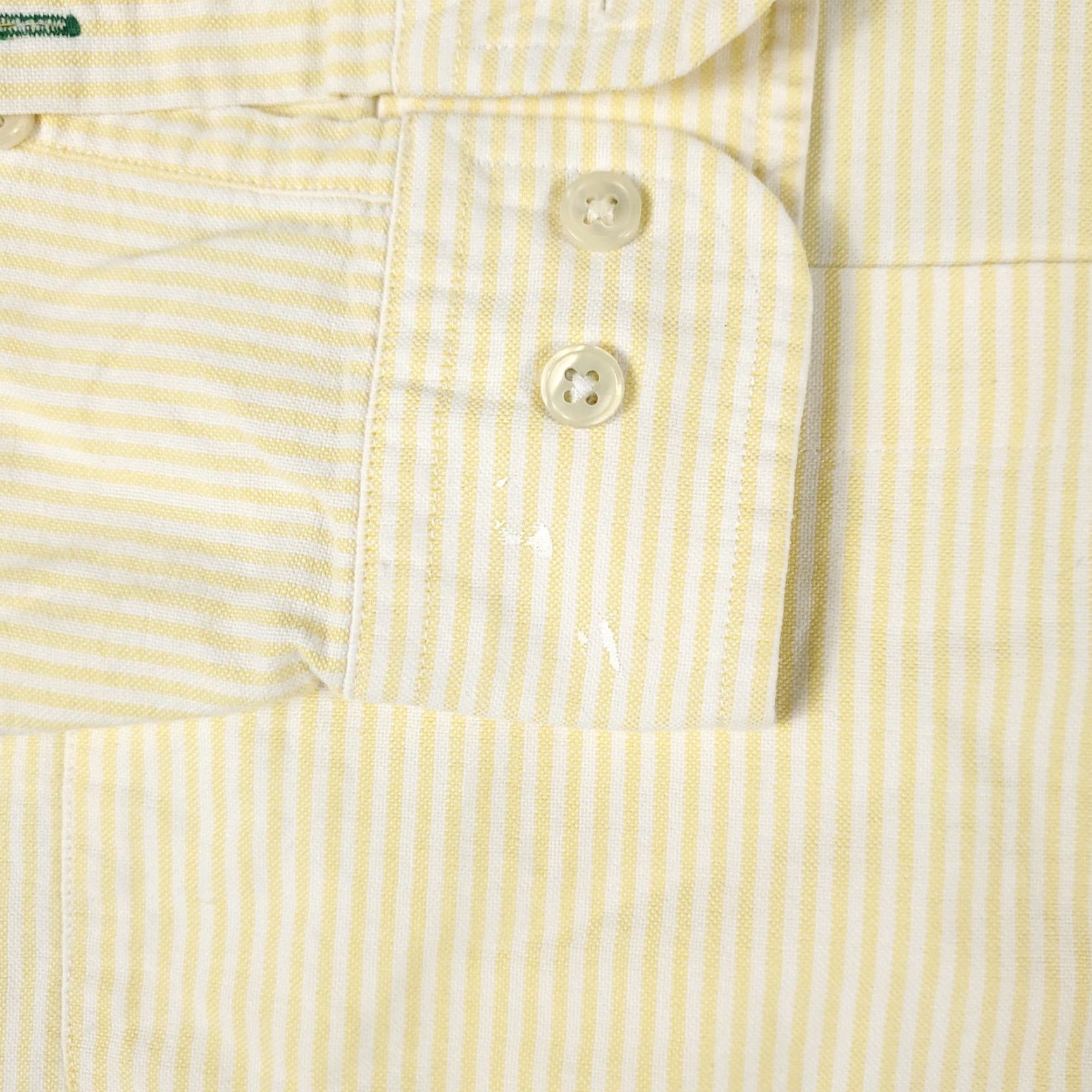 Tommy Hilfiger Tommy Hilfiger Shirt XL Yellow Striped Long Sleeve Button-Up Mens Size US XL / EU 56 / 4 - 4 Thumbnail
