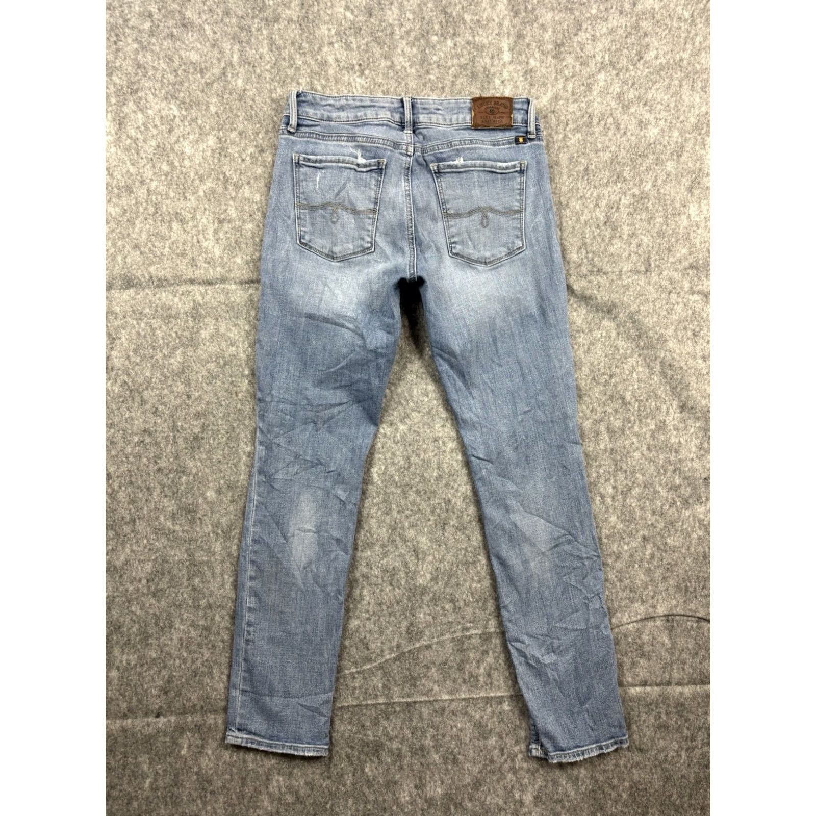 Lucky Brand Lucky Brand Womens Lolita Skinny Jeans Blue Light Wash Casual Stretch Size 4/27 Size 27" / US 4 / IT 40 - 2 Thumbnail