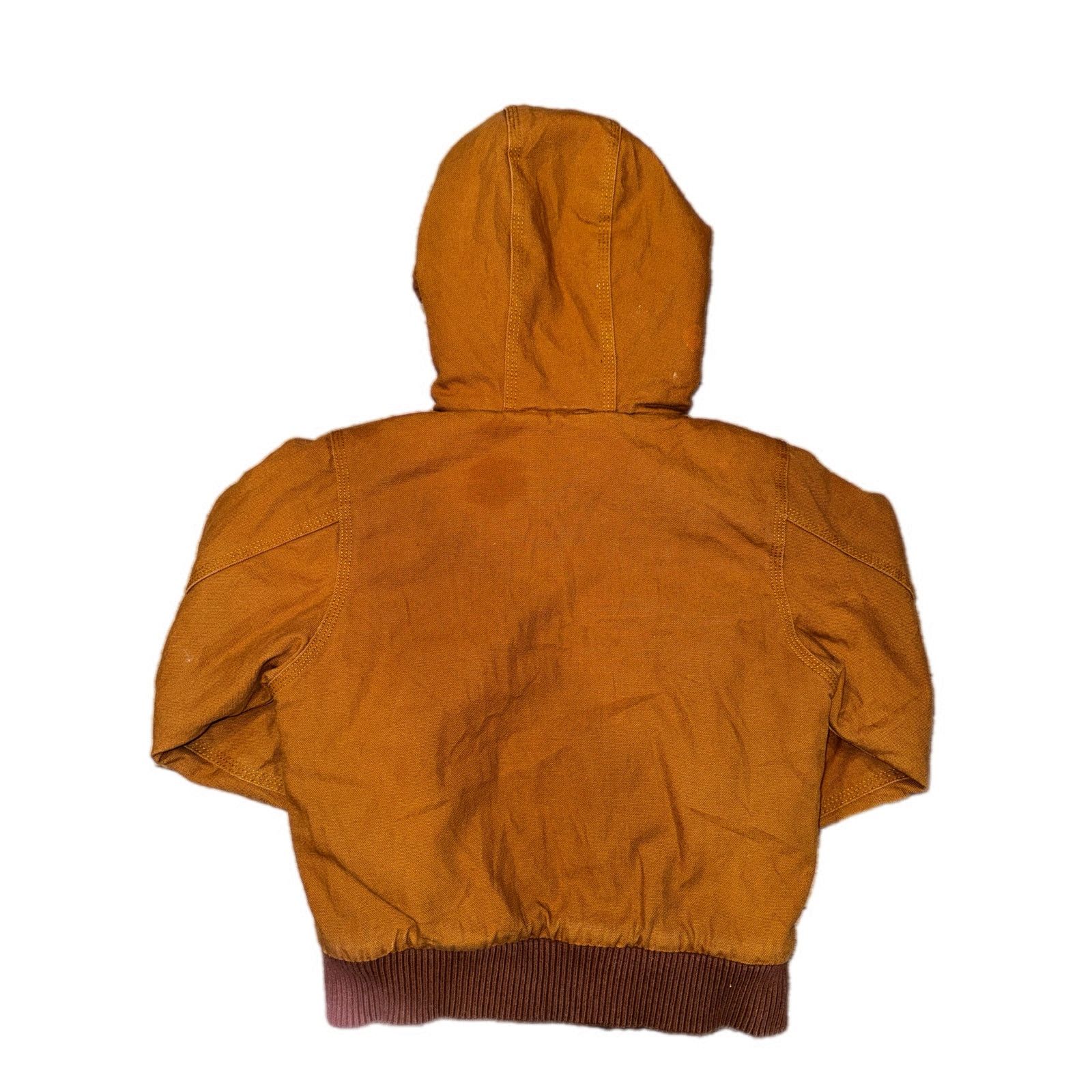 Carhartt Carhartt Brown Duck Quilt Lined Hooded Jacket 4T Size US XXS / EU 40 - 3 Thumbnail