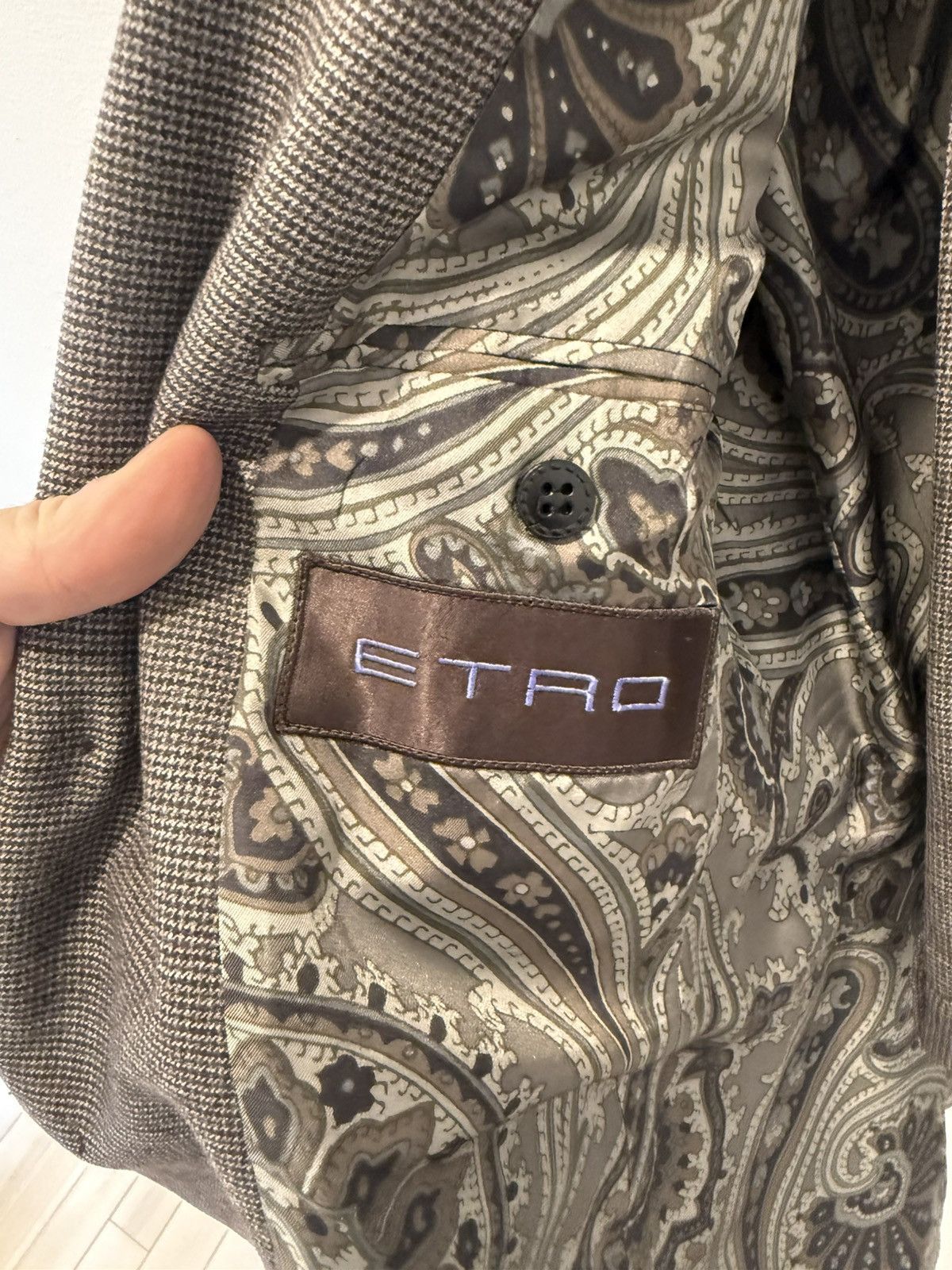 Etro Etro Brown suit with silk lining - size 40US - made in italy Size 40R - 3 Thumbnail