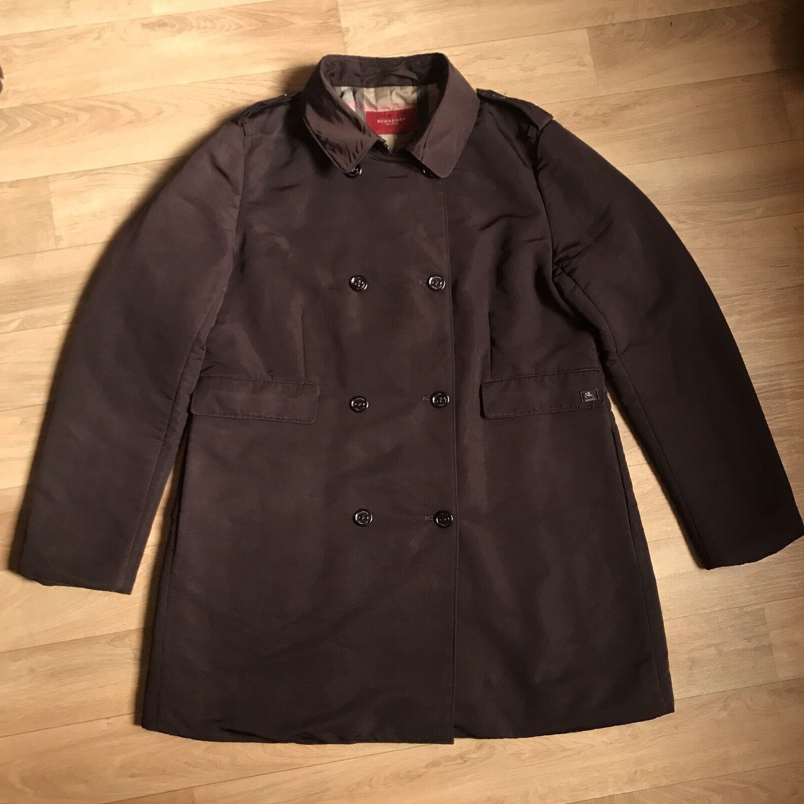 Burberry Burberry LONDON womens jacket Trench coat Nova Check brown Size L / US 10 / IT 46 - 4 Thumbnail