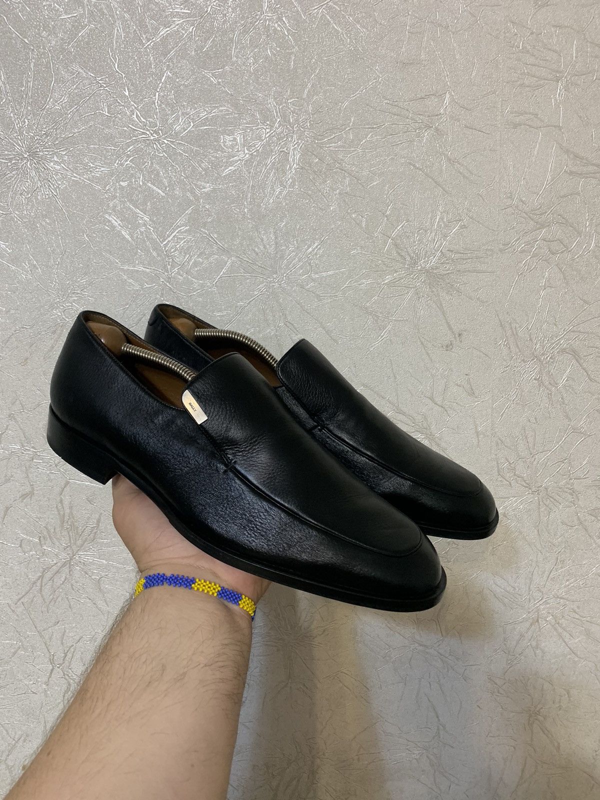 Bally Bally Arakis Men’s Black Leather Loafers Size US10 Size US 10 / EU 43 - 1 Thumbnail