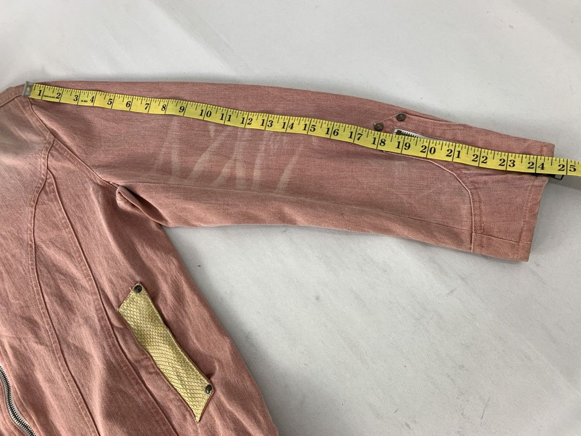Schlussel Schlussel Kleider Pink Denim Jacket Gold Toned Laced Size US M / EU 48-50 / 2 - 13 Thumbnail