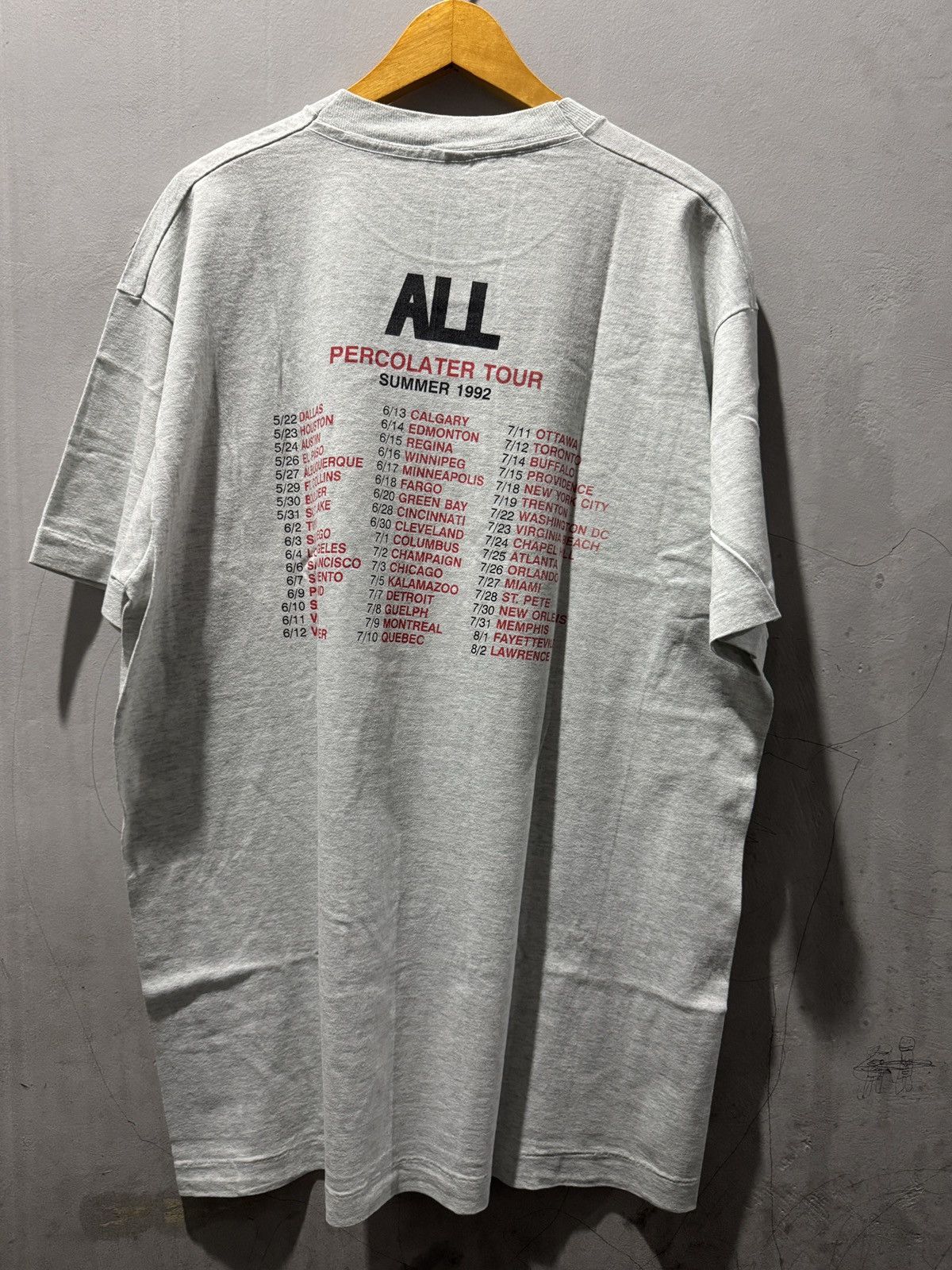 Band Tees Vintage ALL - Percolater Size US XL / EU 56 / 4 - 5 Thumbnail