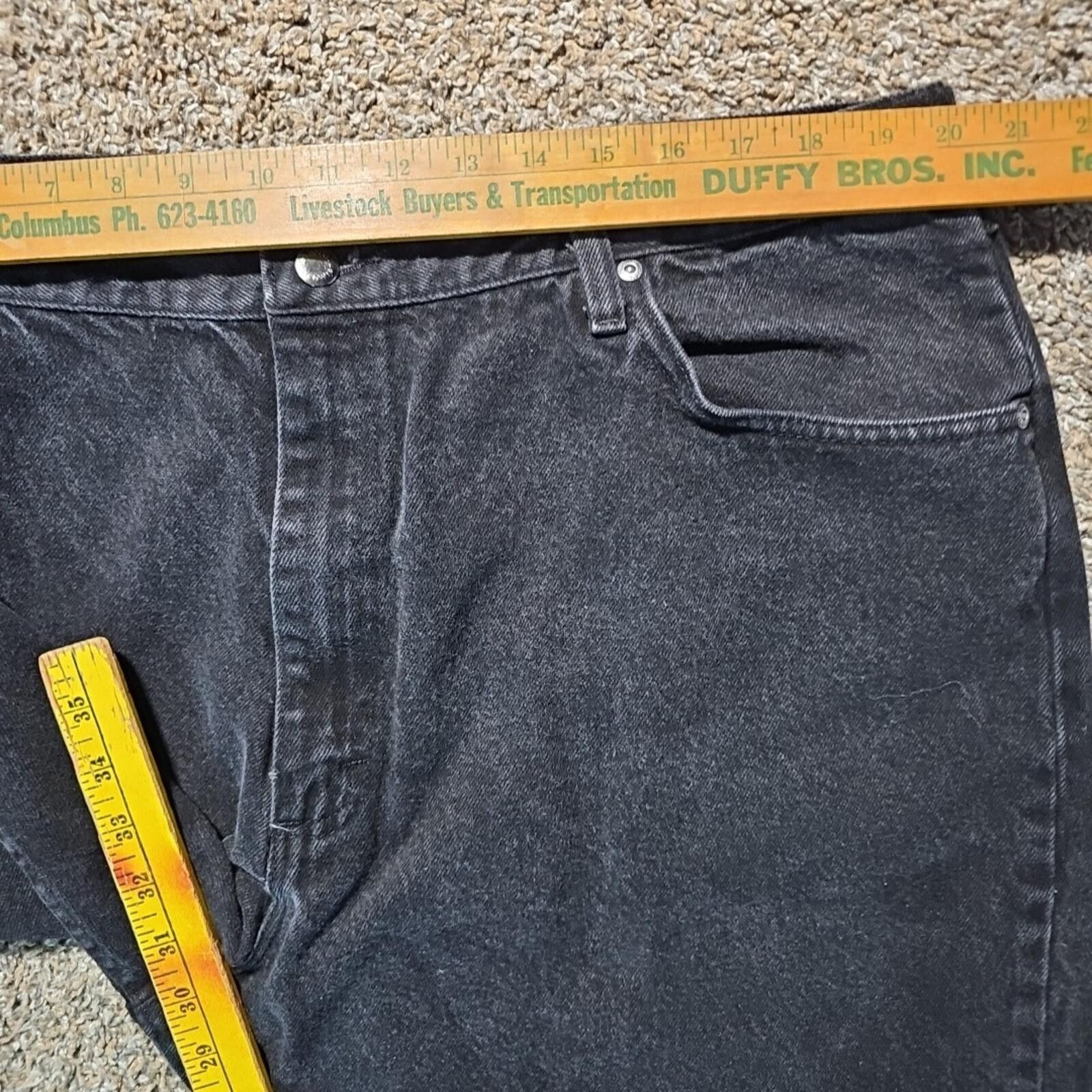 Wrangler Black Wrangler Jeans Relaxed Fit 42x32 Size US 42 / EU 58 - 4 Thumbnail
