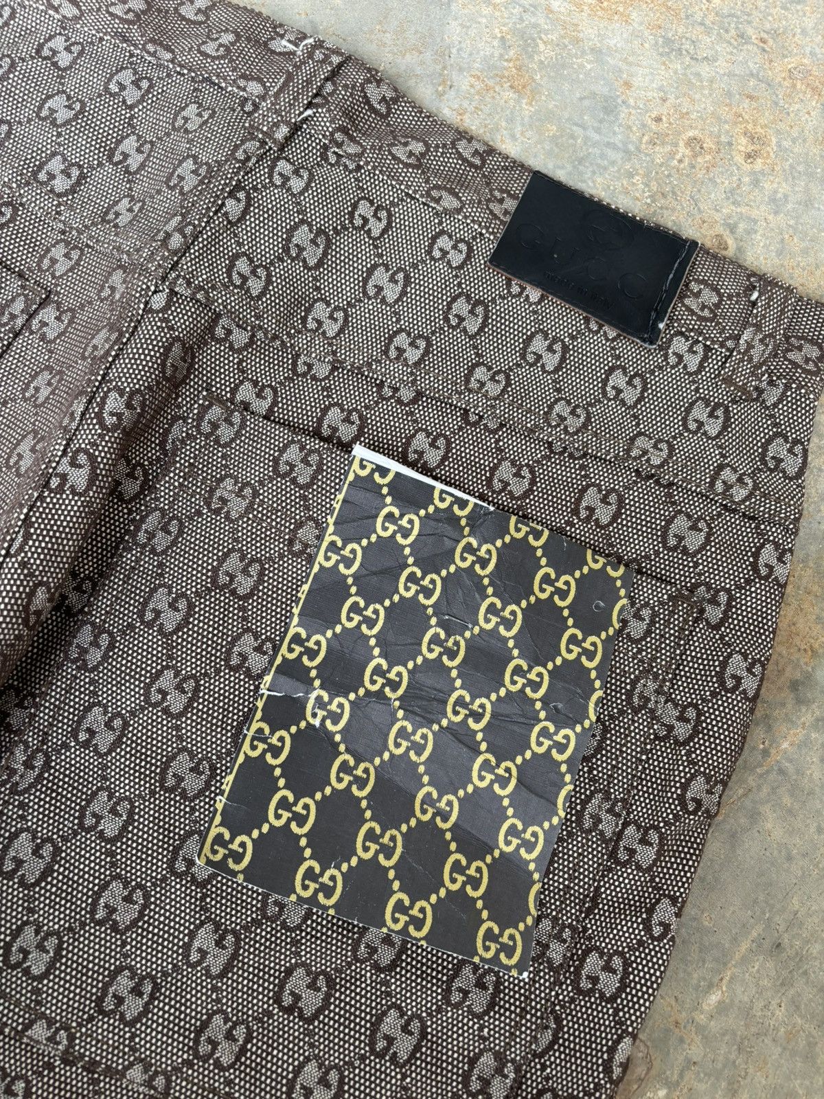 Vintage Gucci Monogram Carpenter Pants