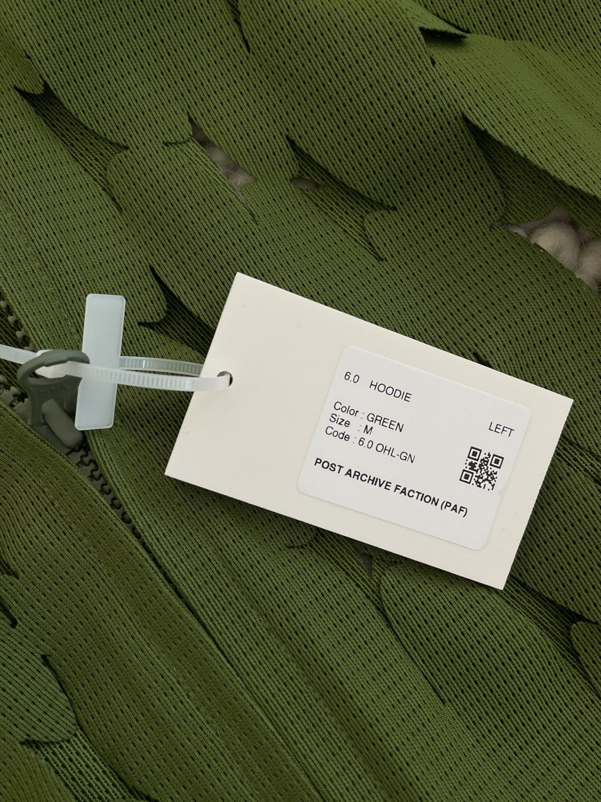 POST ARCHIVE FACTION (PAF) Post Archive Faction (PAF) Green 6.0 Left Hoodie Size US M / EU 48-50 / 2 - 7 Thumbnail