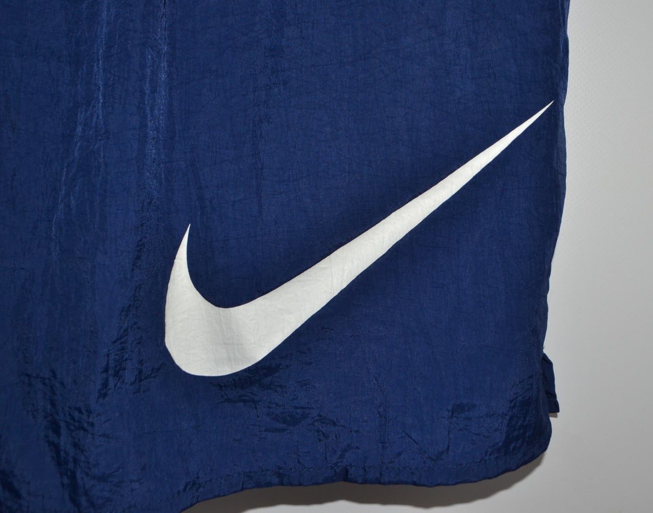 Nike × Vintage Nike Vintage Shorts Blue Big Logo Size L Size US 34 / EU 50 - 3 Thumbnail