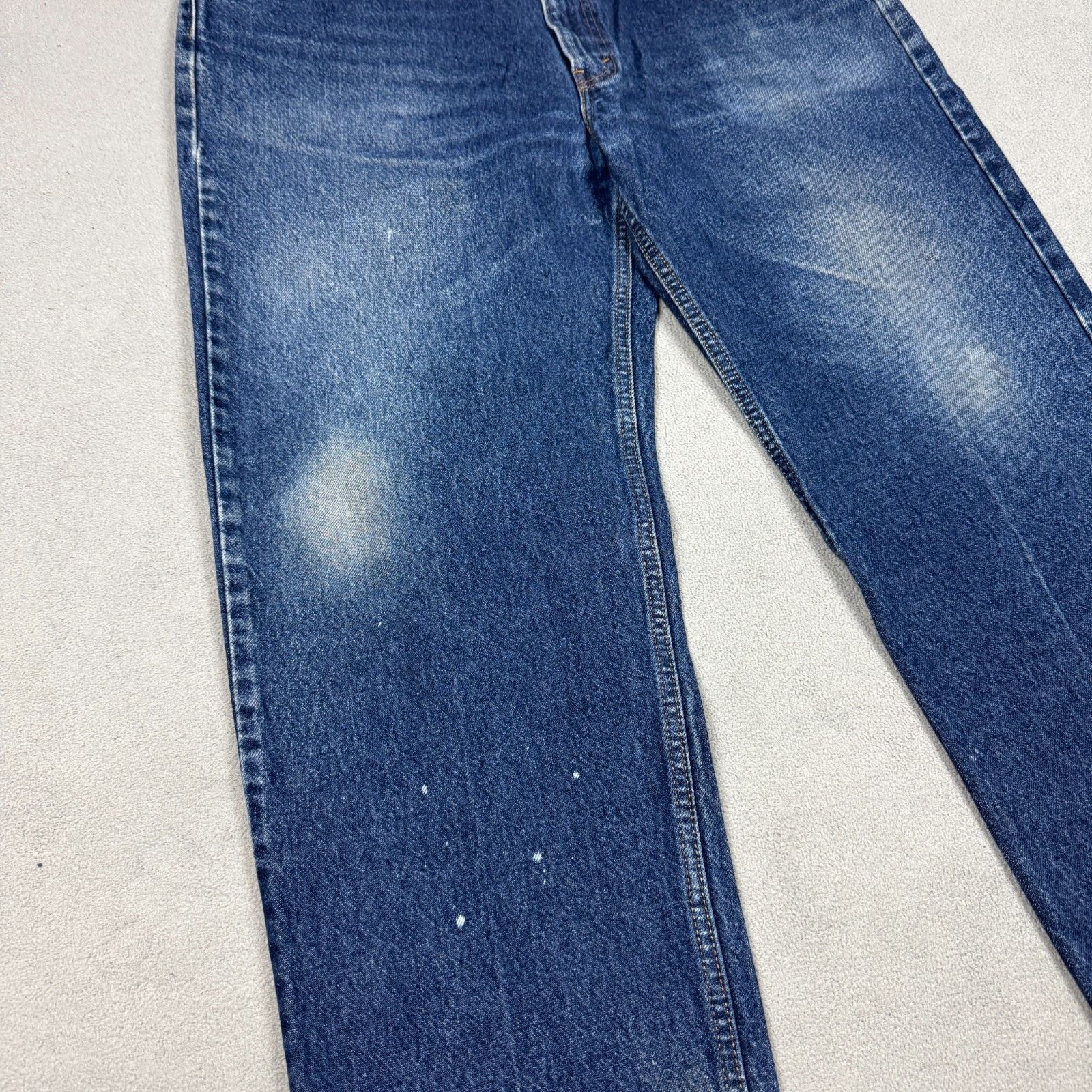 Levi's VTG Levi's 550 Relaxed Fit Jeans W42 L30 Dark Blue 90s Size US 42 / EU 58 - 4 Thumbnail