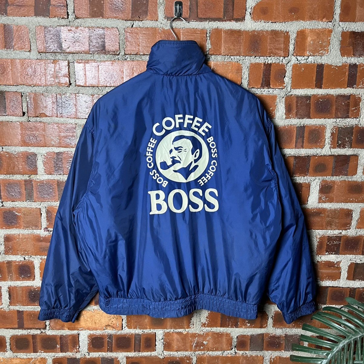 Japanese Brand Boss Coffee Big Logo Bomber Jacket🔥 Size US L / EU 52-54 / 3 - 7 Thumbnail