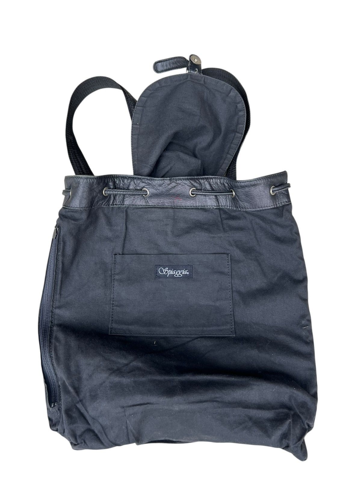 Leather Spiaggia Japan Faded Patina Leather Backpack Rucksack Bag Size ONE SIZE - 21 Thumbnail