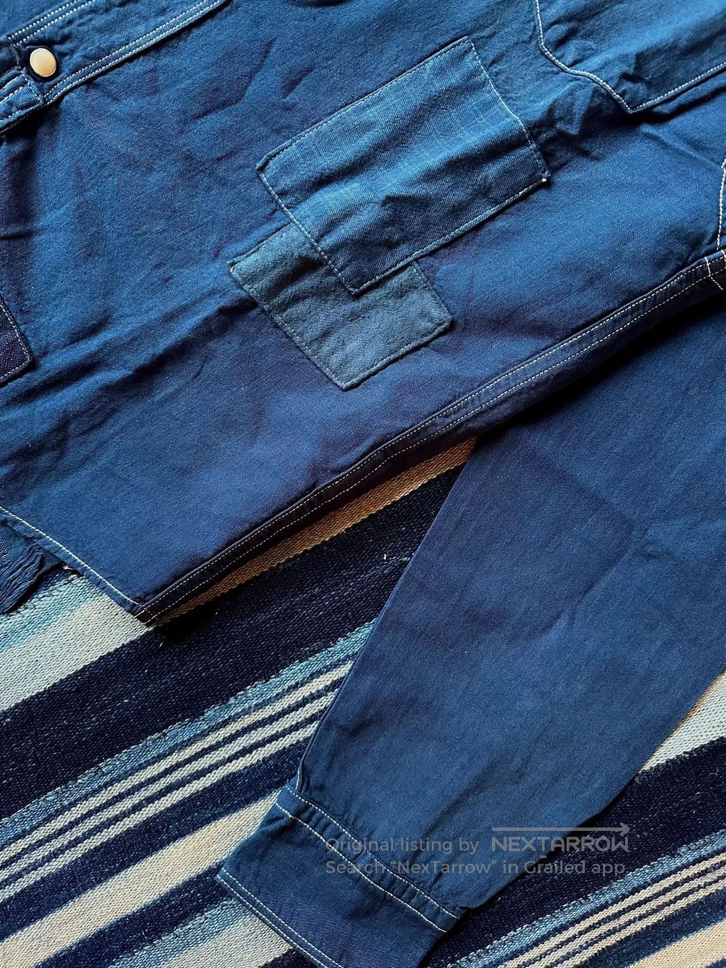 FDMTL fdmtl patchwork denim shirt in new condition. Size US S / EU 44-46 / 1 - 6 Thumbnail