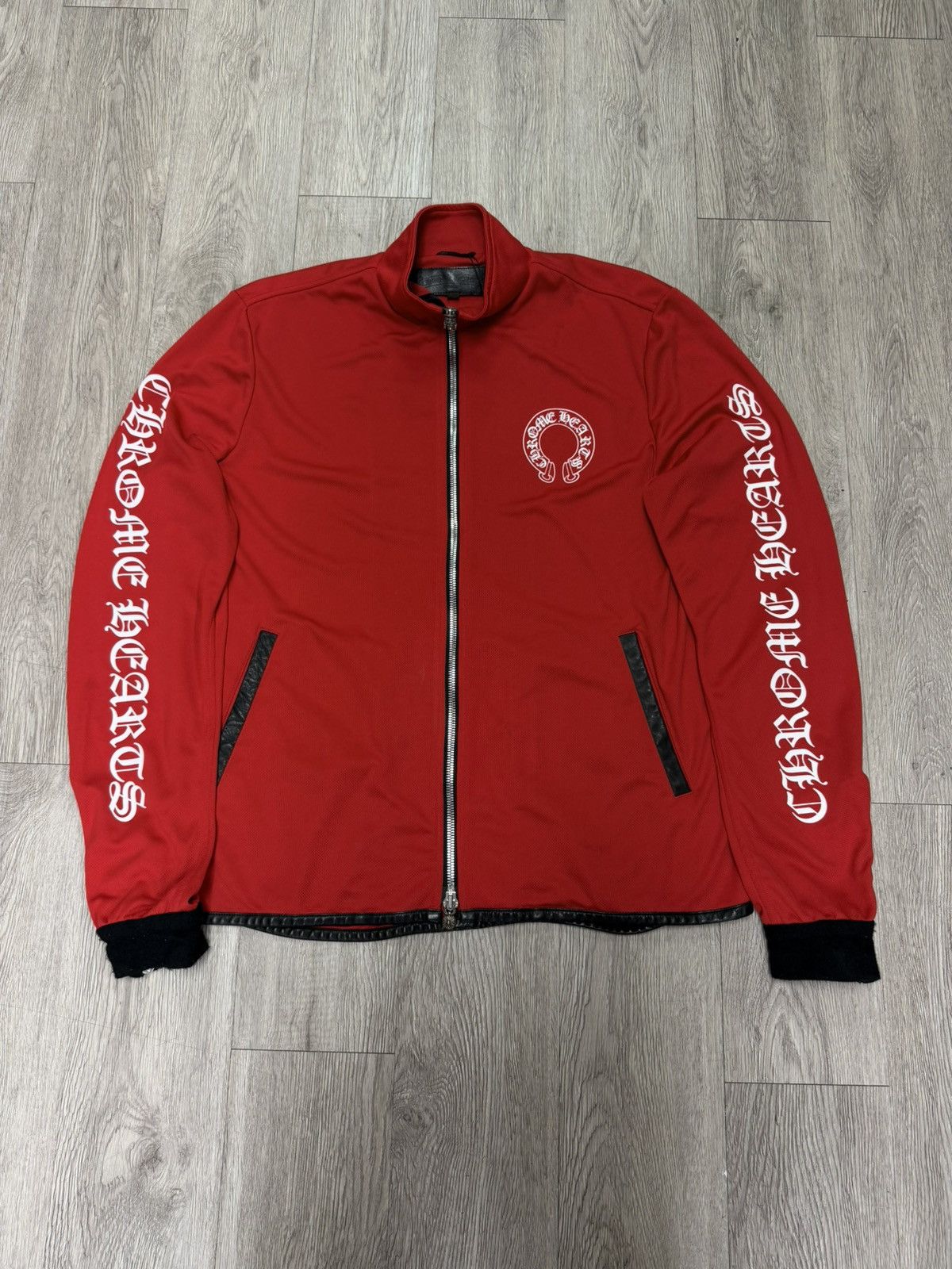 Chrome Hearts Chrome Hearts Red Track Jacket Used Size US XL / EU 56 / 4 - 1 Thumbnail