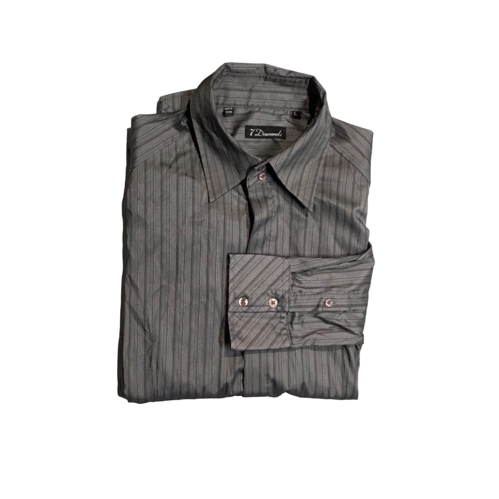 7Diamonds 7 Diamonds Men’s Dress Shirt Size US L / EU 52-54 / 3 - 1 Thumbnail