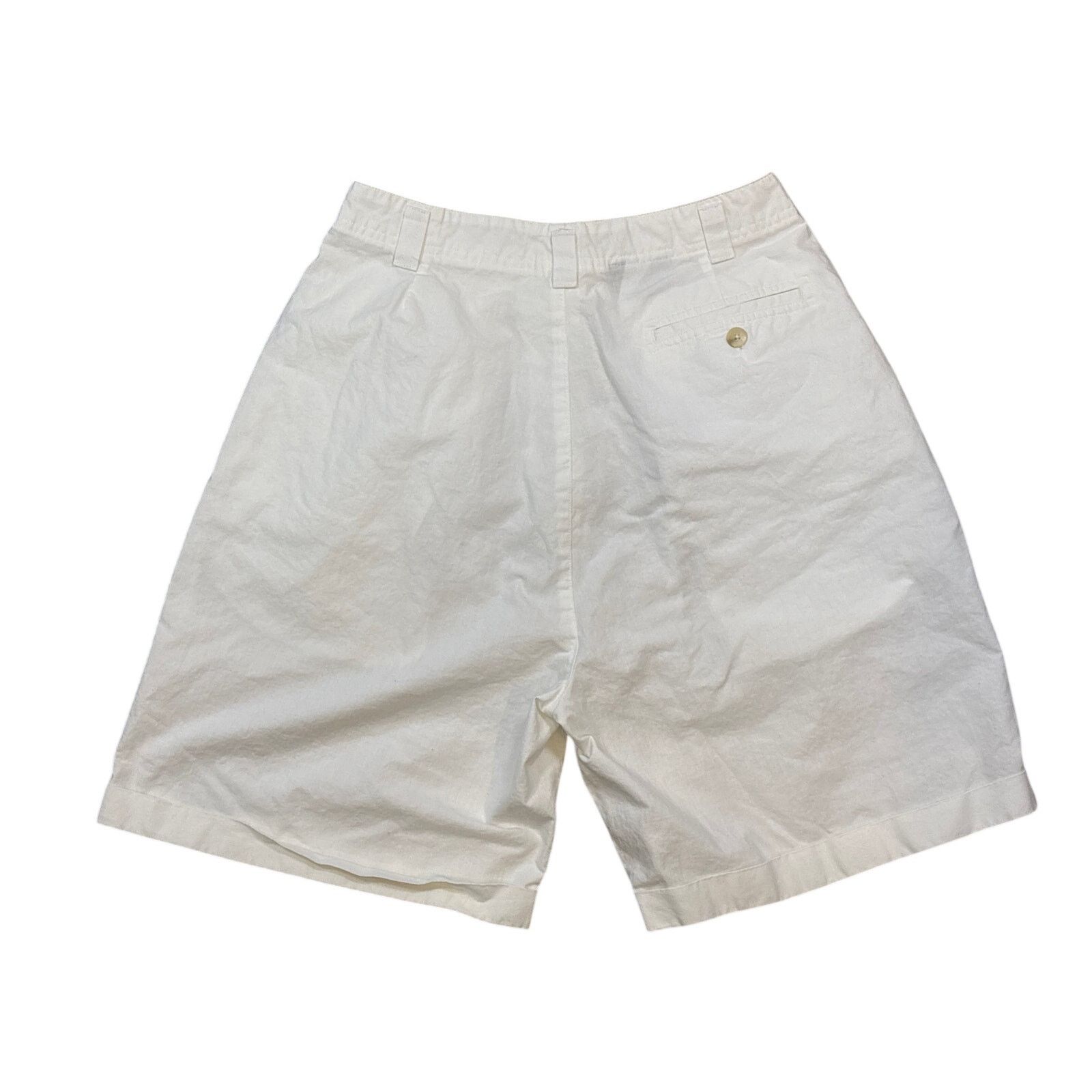 Eddie Bauer Vintage Eddie Bauer chino pleated white shorts size 12 Size 34" / US 12 / IT 48 - 4 Thumbnail
