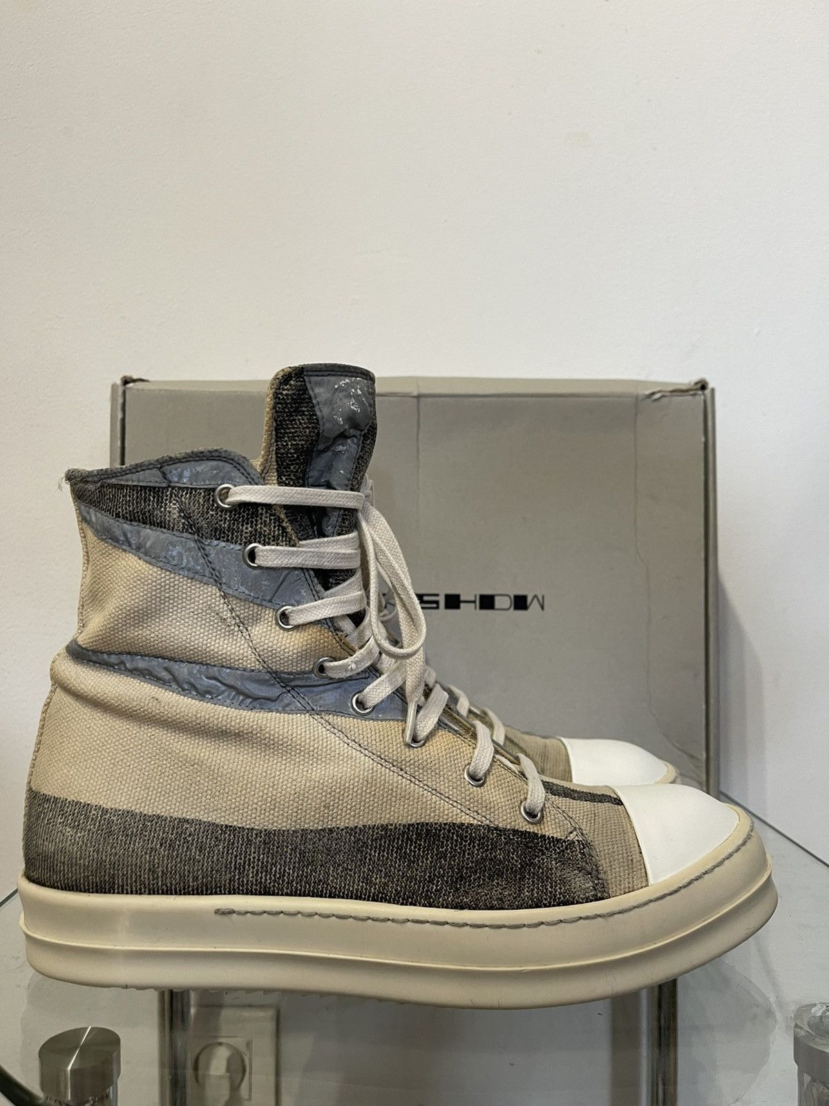 Rick Owens Drkshdw 2015 Reflective 3M Ramones High