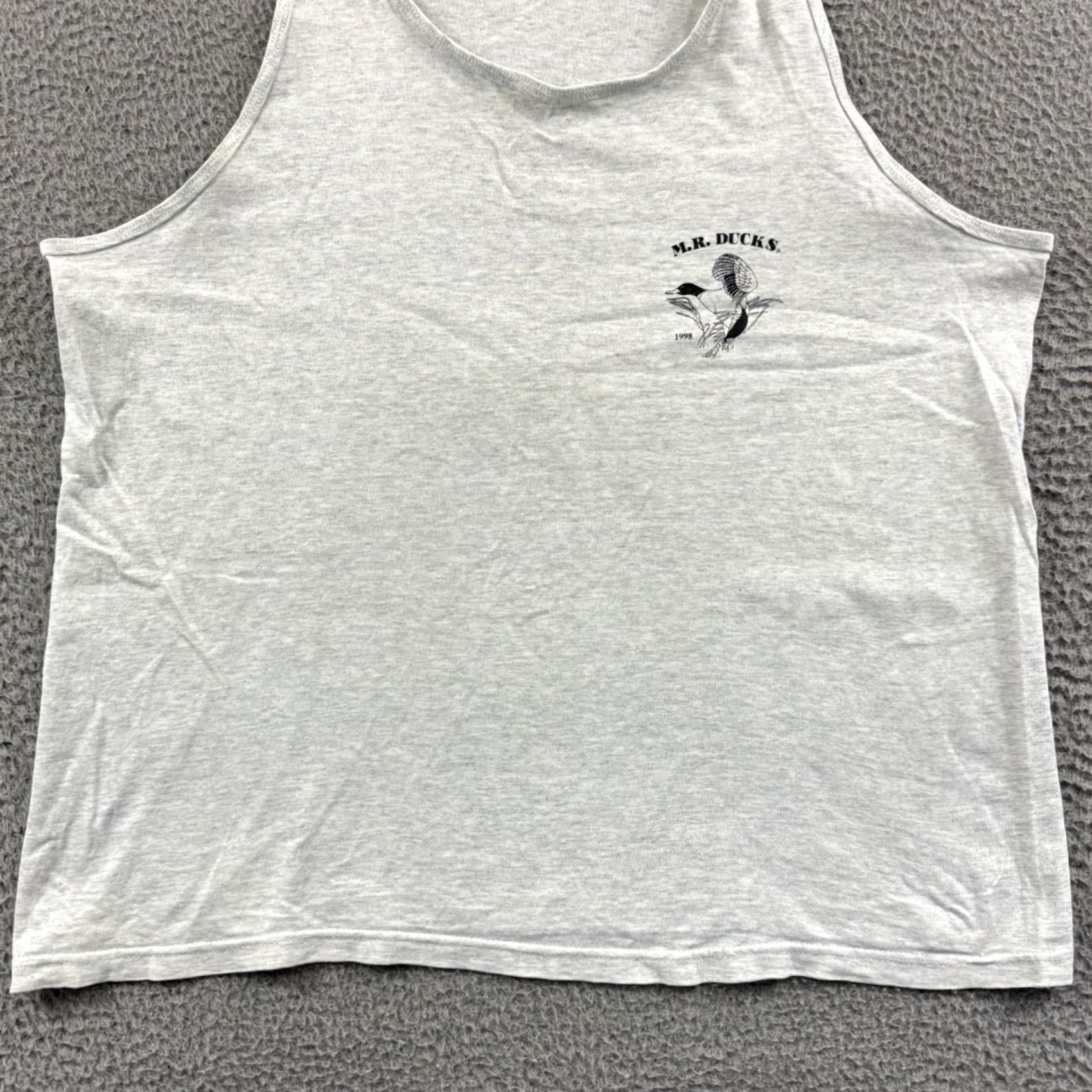 Hanes VINTAGE Hanes Shirt Mens XL Gray Ocean City Maryland 90s Sleeveless Beach USA Crew Neck Dragon Angel Animals Nature 90s Boys Mens Size US XL / EU 56 / 4 - 3 Thumbnail