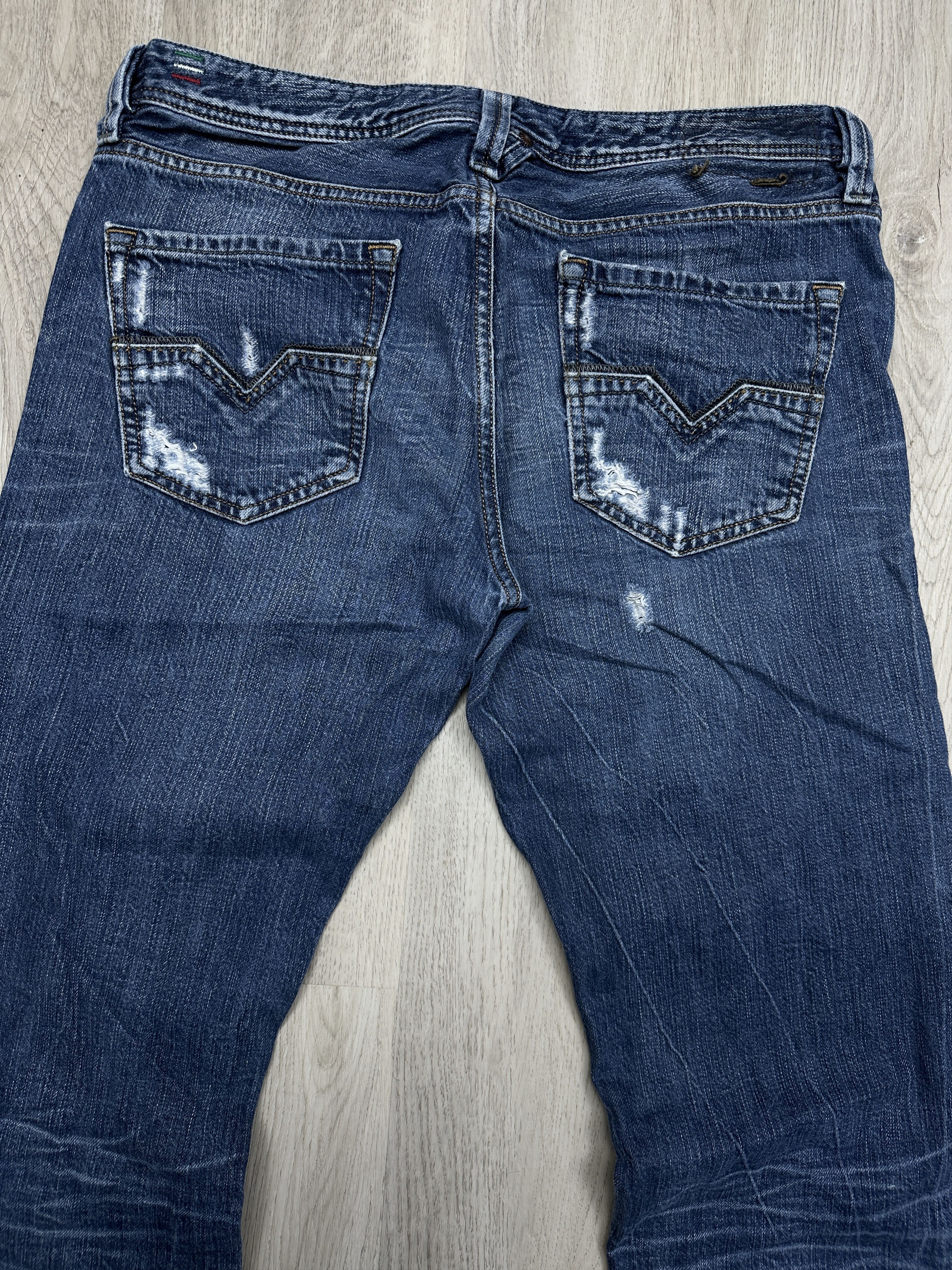 Diesel Diesel Larkee Mens Distressed Denim Pants Jeans Size US 34 / EU 50 - 8 Thumbnail