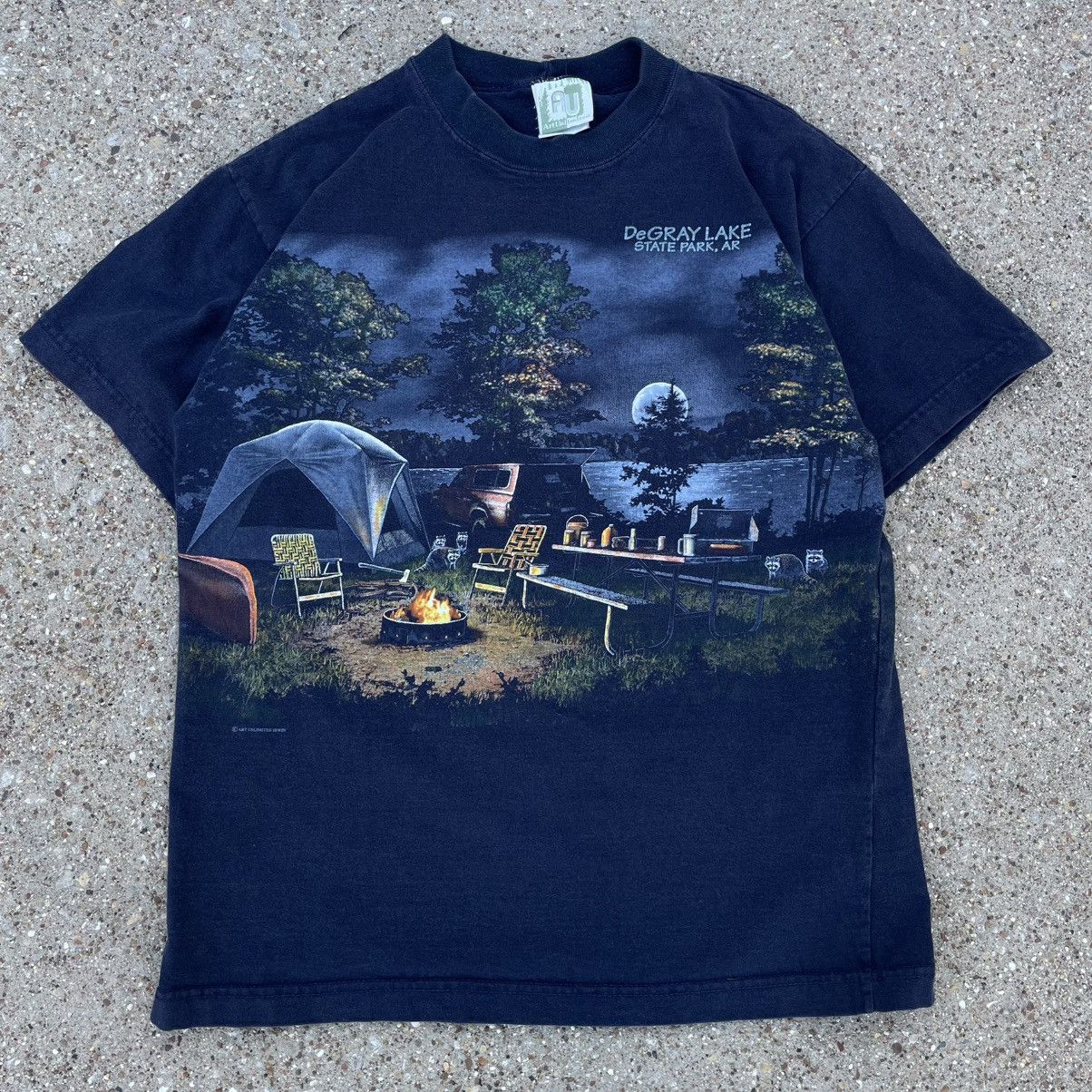 Other Vintage Arkansas Nature Wraparound Tee Art Unlimited L Size US L / EU 52-54 / 3 - 1 Thumbnail