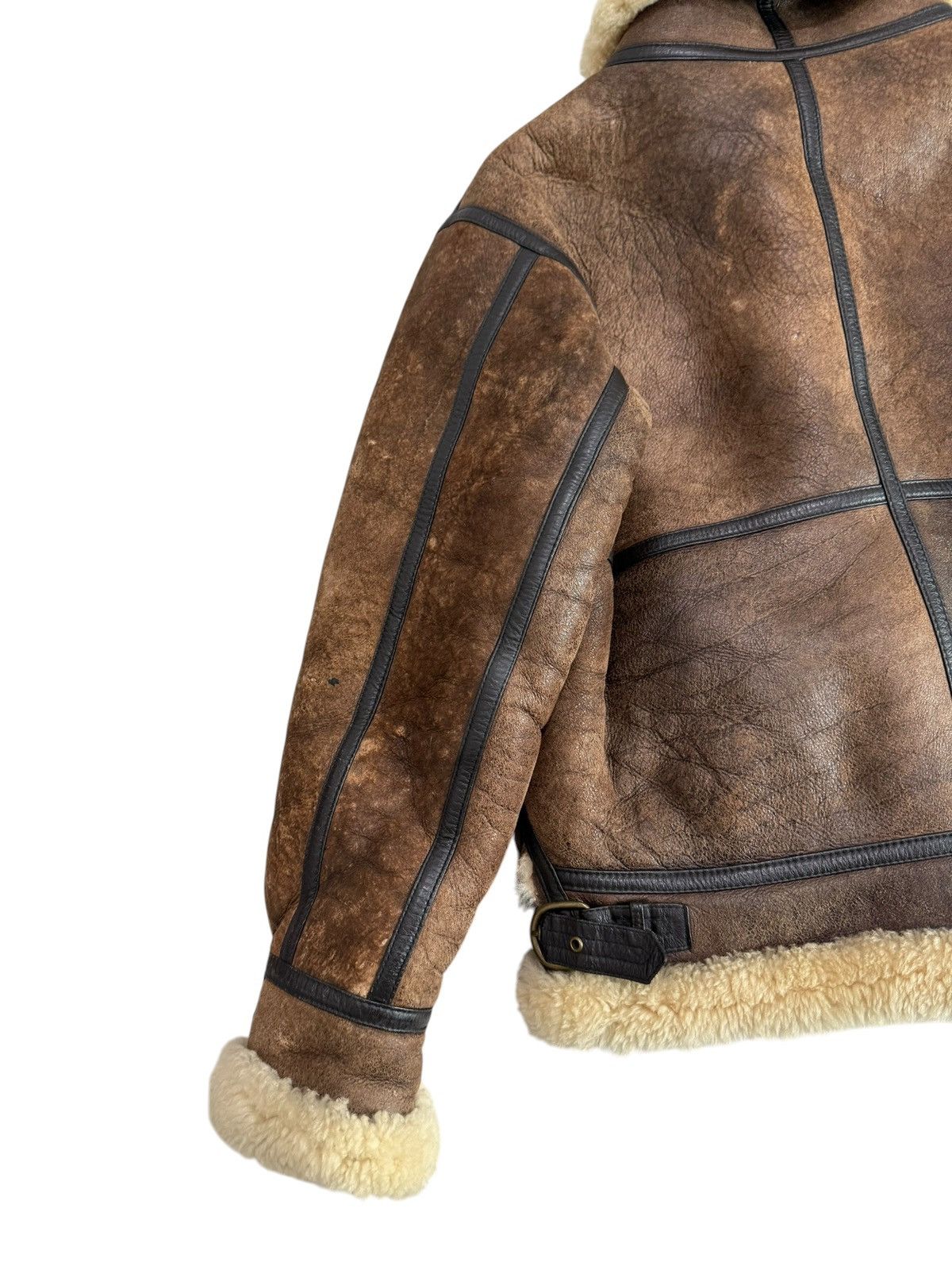 Schott B3 Jacket Sheep Skin Genuine Shearling Texas Tanning Size US XL / EU 56 / 4 - 7 Thumbnail