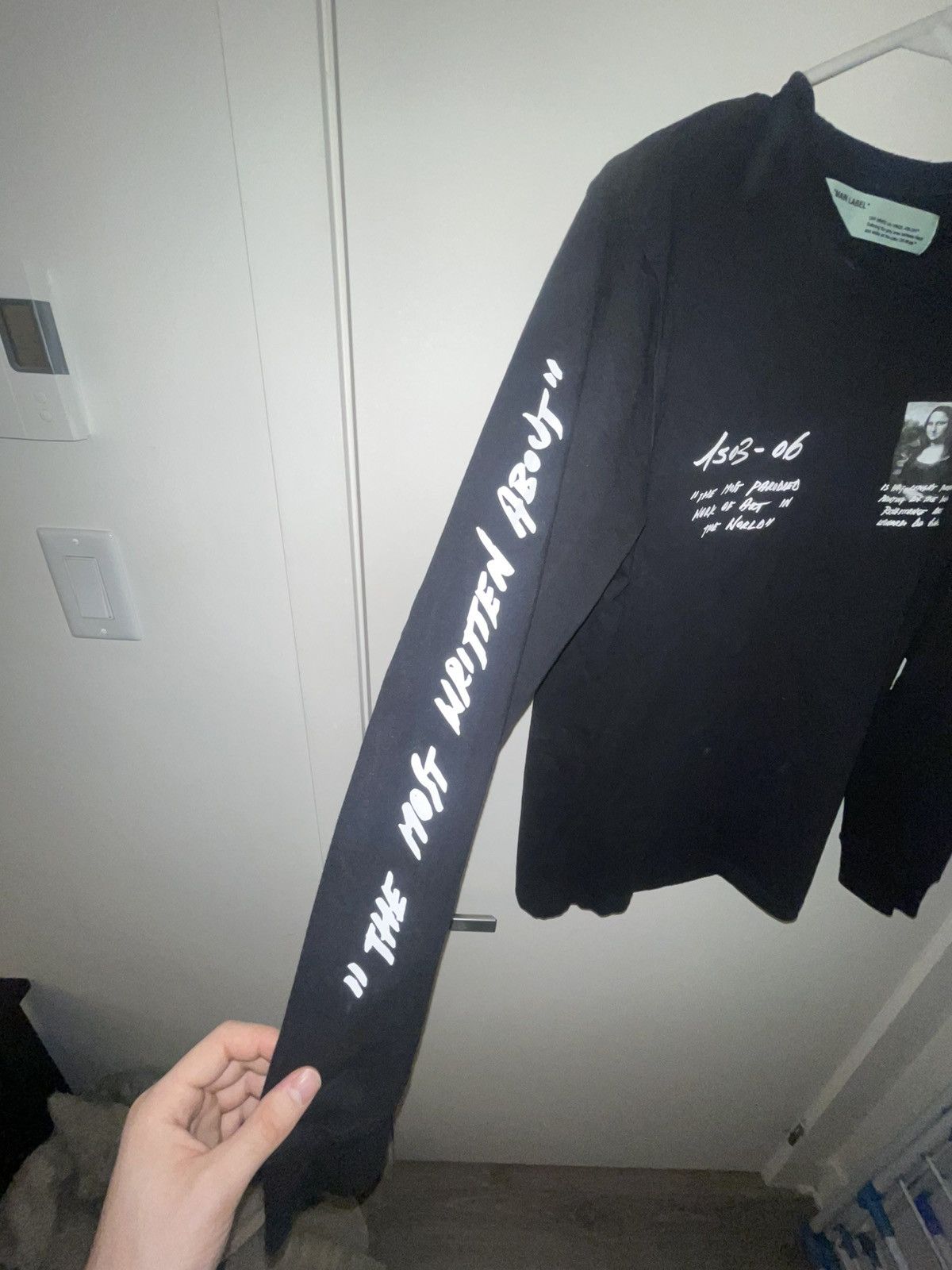 Off-White Off-White Long Sleeve T-shirt Mona Lisa Size US S / EU 44-46 / 1 - 7 Thumbnail