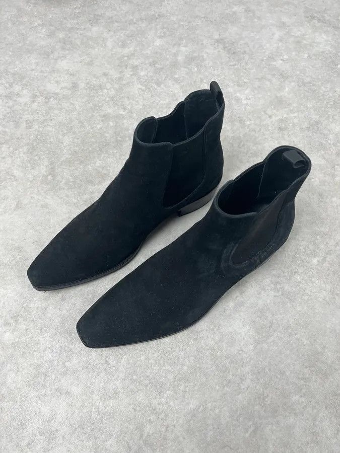 Prada 2000s Prada Suede Leather Chelsea Classy Boots Size US 9.5 / EU 42-43 - 2 Thumbnail