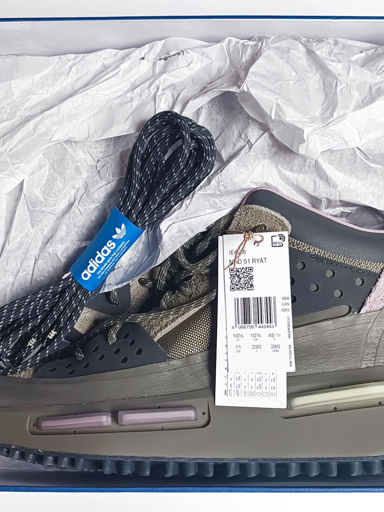 Adidas adidas Humanrace x Pharrell Williams Hu NMD S1 *Ryat* Size US 11 / EU 44 - 12 Thumbnail