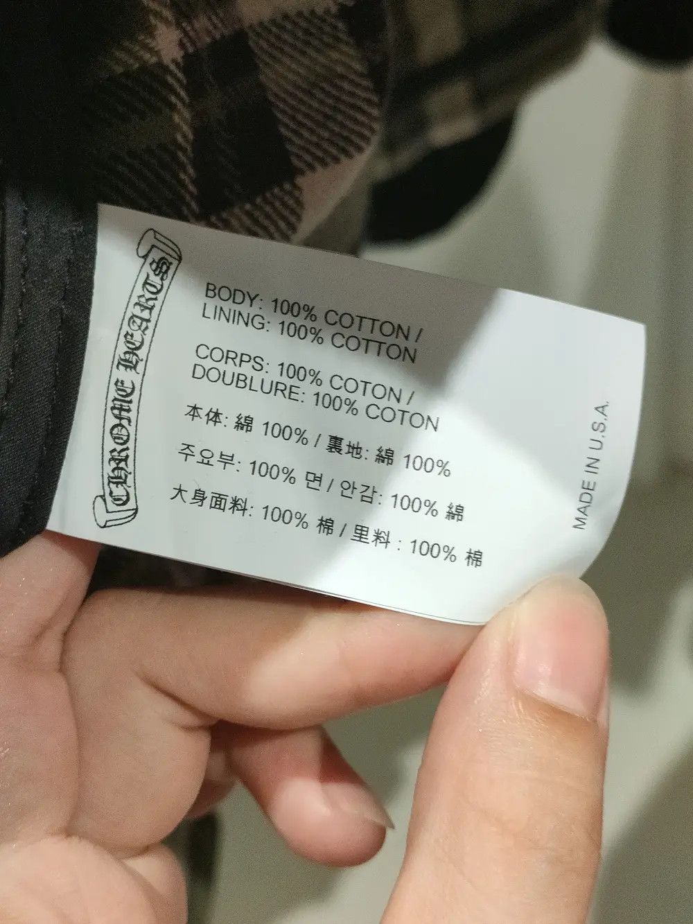 Chrome Hearts Chrome Hearts Work Dog Plaid Floral Sleeves Flannel Jacket Size US M / EU 48-50 / 2 - 6 Thumbnail