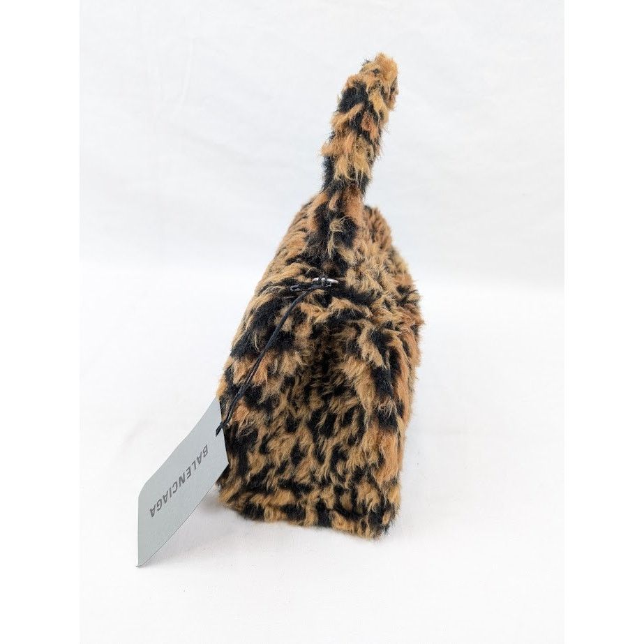 Balenciaga o1rshd1 Size:OS / Leopard Hourglass Top Hand Bag Beige/Brown Size ONE SIZE - 10 Thumbnail