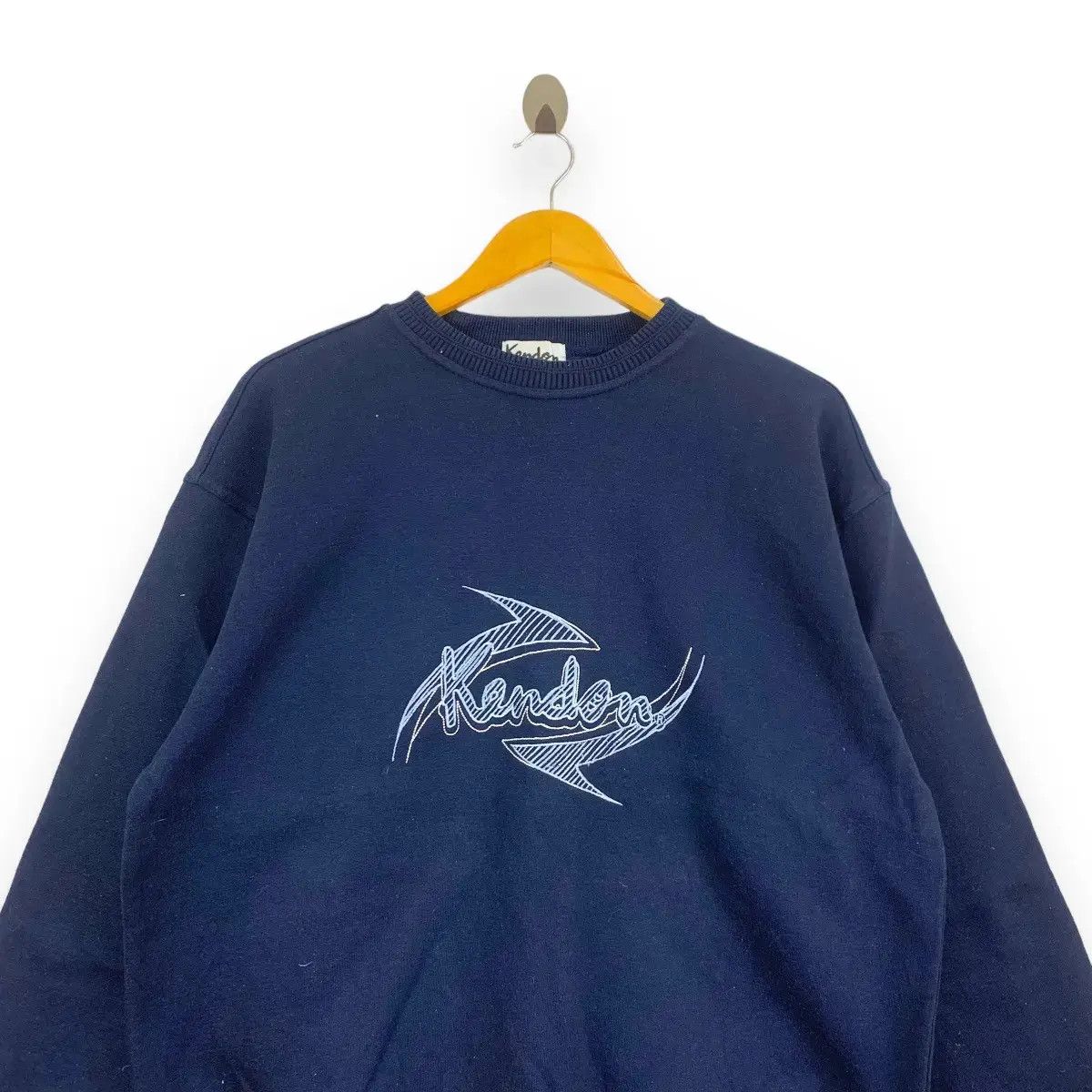 Vintage Vintage 90’ KENDON ART Embroidered Painting Sweatshirt Size US L / EU 52-54 / 3 - 2 Thumbnail
