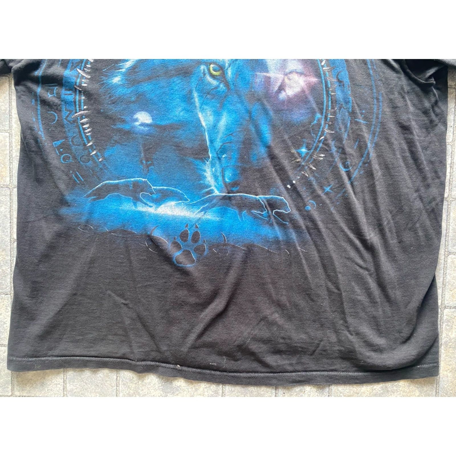 Delta Y2K Delta T Shirt Men XL Black Wolf Graphic Short Sleeve Men’s XL Black Wolf Graphic Short Sleeve Size US XL / EU 56 / 4 - 4 Thumbnail
