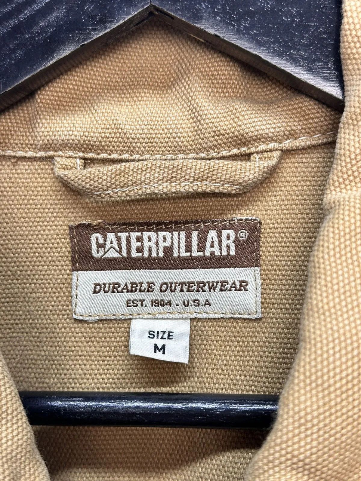 Japanese Brand Caterpillar Beige Workwear Jacket Utility Y2K Style Size US M / EU 48-50 / 2 - 5 Thumbnail