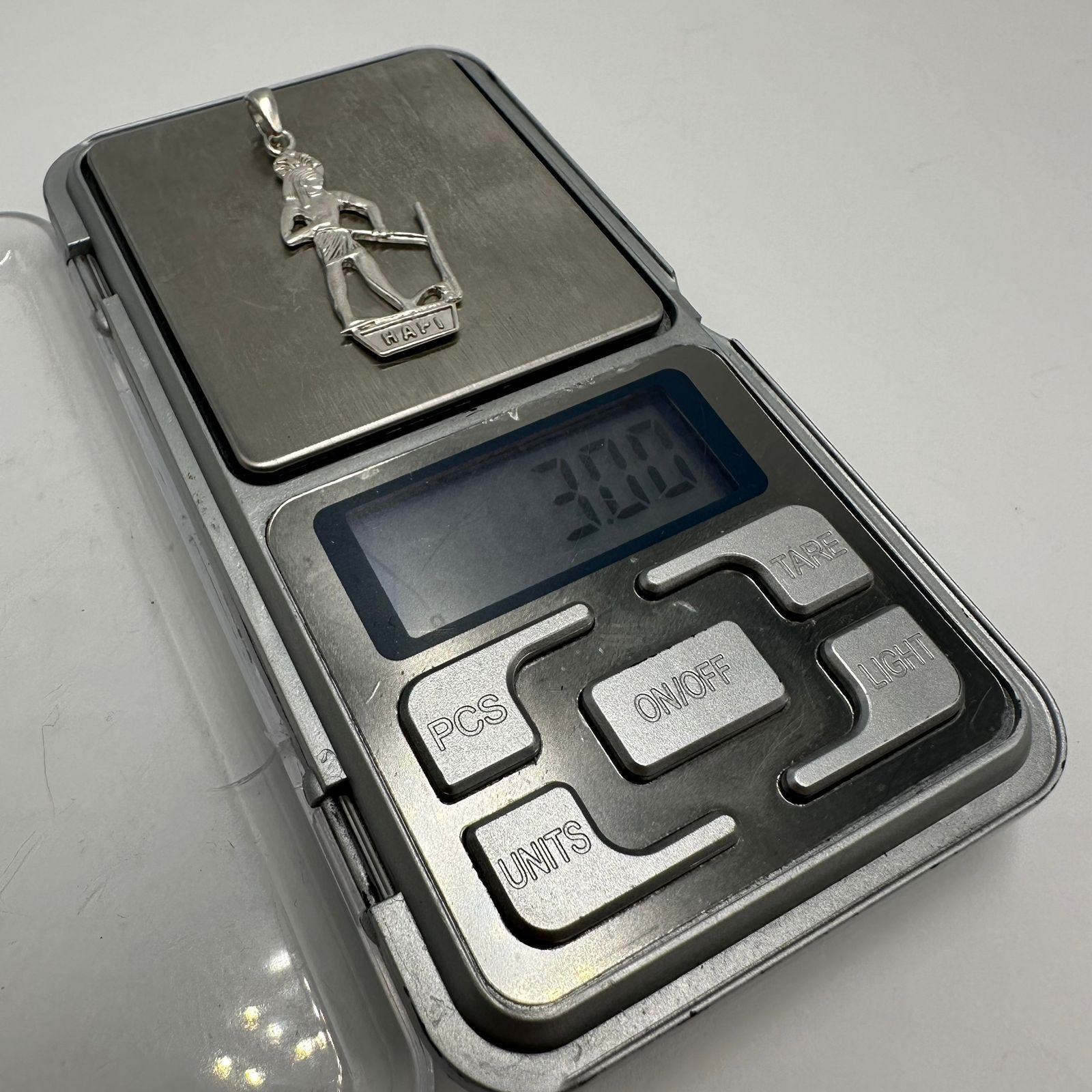 Sterling Silver Vintage 925 Sterling Silver Egyptian Hapi God Pendant Size ONE SIZE - 3 Thumbnail