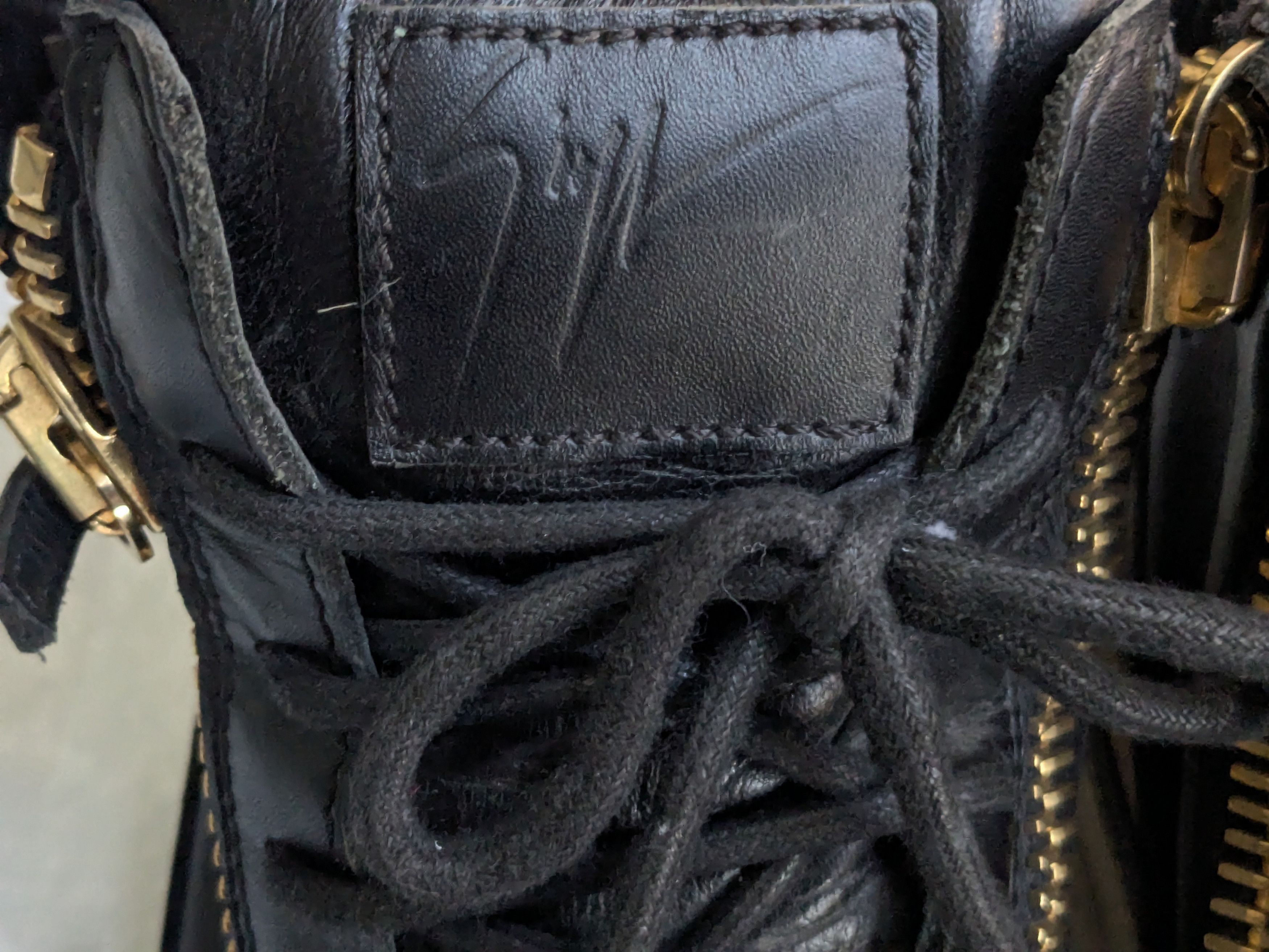 Giuseppe Zanotti Giuseppe Zanotti High Tops Black 10 43 High Top Leather Size US 10 / EU 43 - 7 Thumbnail