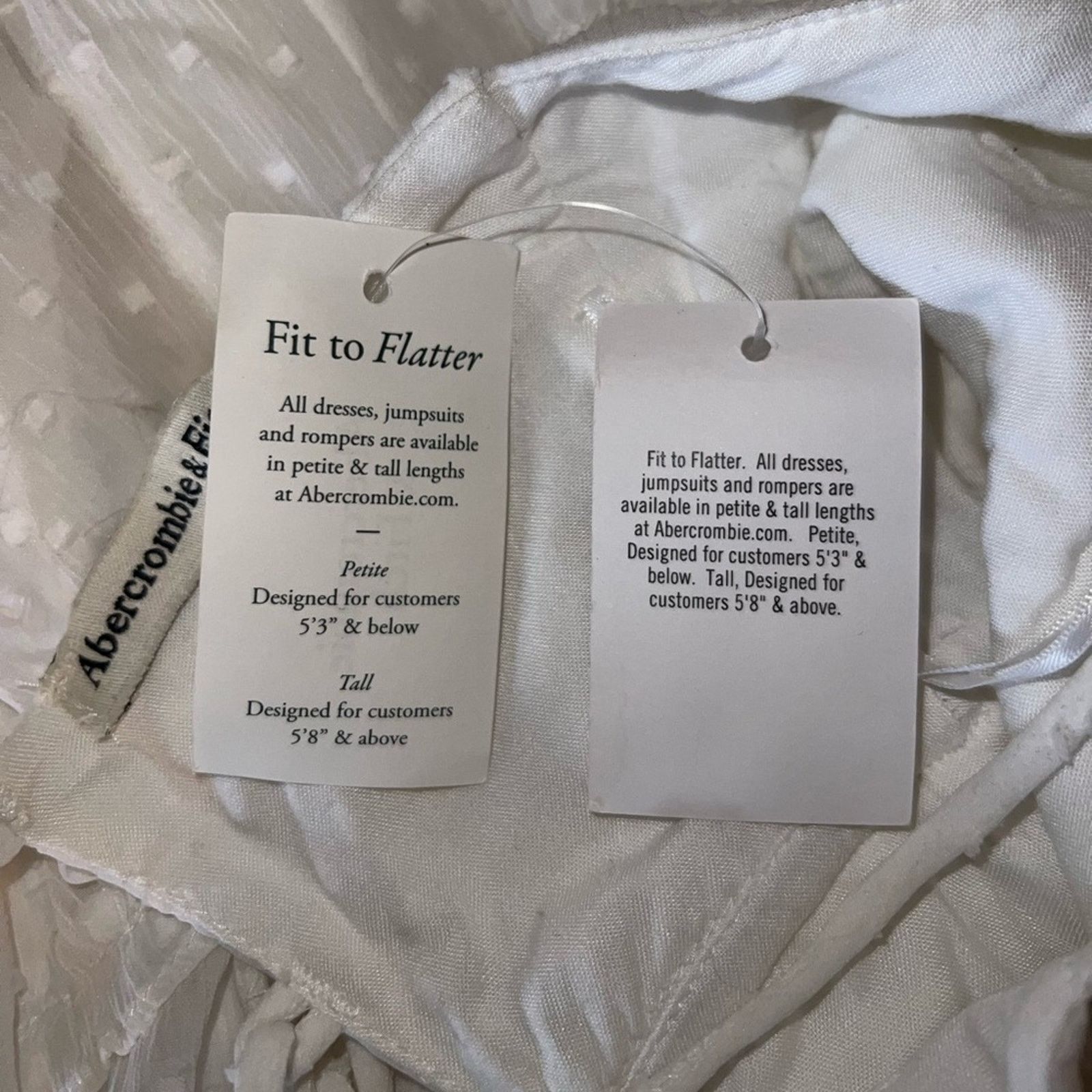 Abercrombie & Fitch Abercrombie & Fitch White Lace Up Mini Dress Size M / US 6-8 / IT 42-44 - 5 Thumbnail