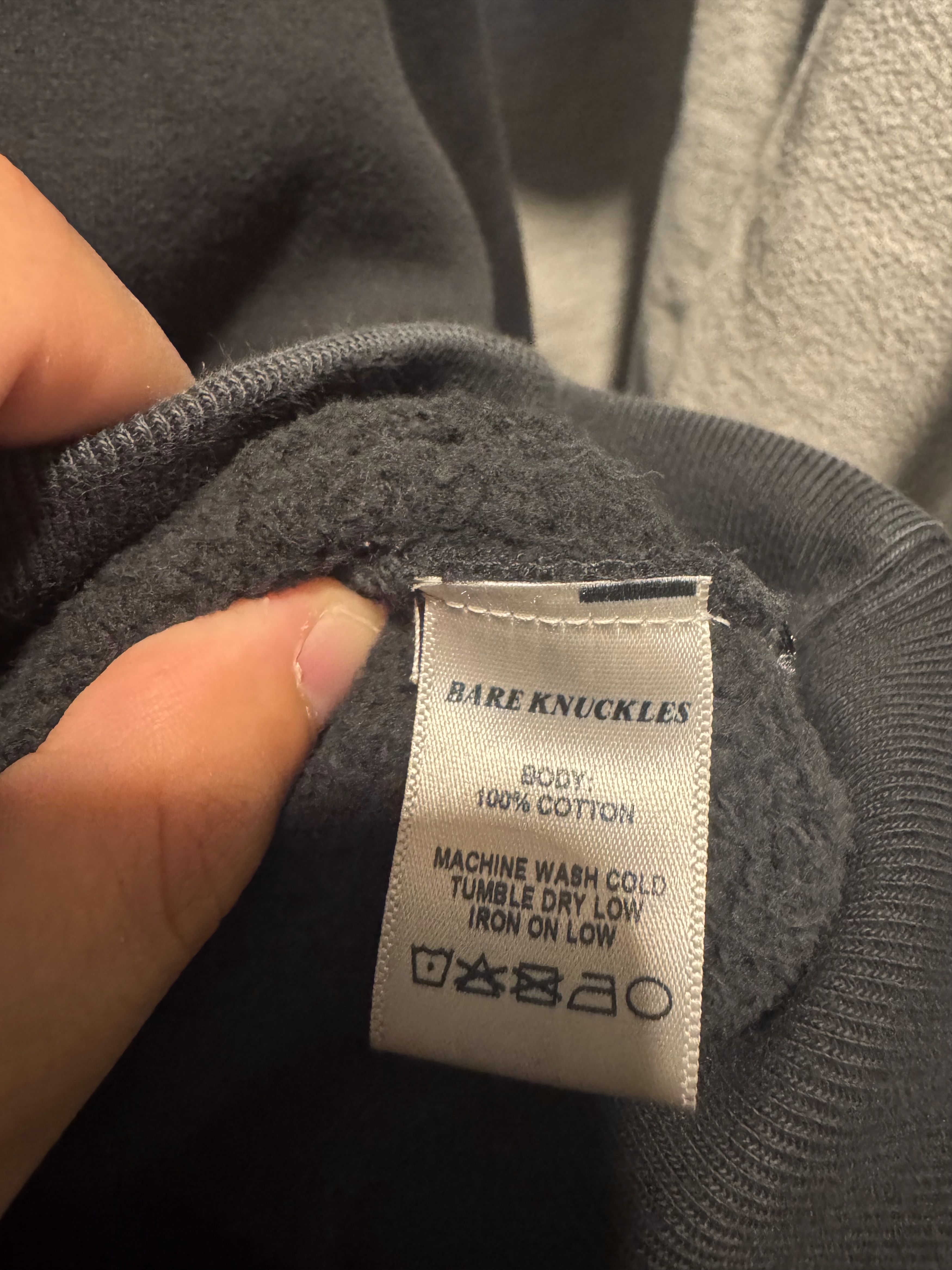 Bare Knuckles Bare Knuckles Basics Hoodie Size US S / EU 44-46 / 1 - 4 Thumbnail