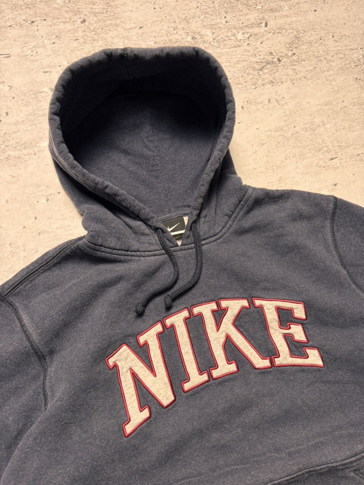 Nike × Vintage NIKE VINTAGE CENTER LOGO OVERSIZE BOXY HOODIE Size US L / EU 52-54 / 3 - 3 Thumbnail