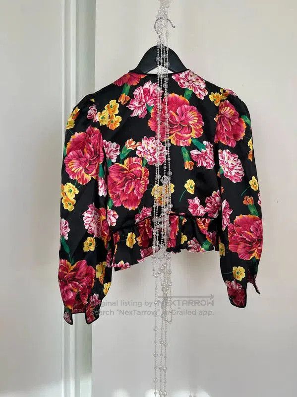 Kenzo Kenzo Floral Print Black Shirt . Size XS / US 0-2 / IT 36-38 - 7 Thumbnail
