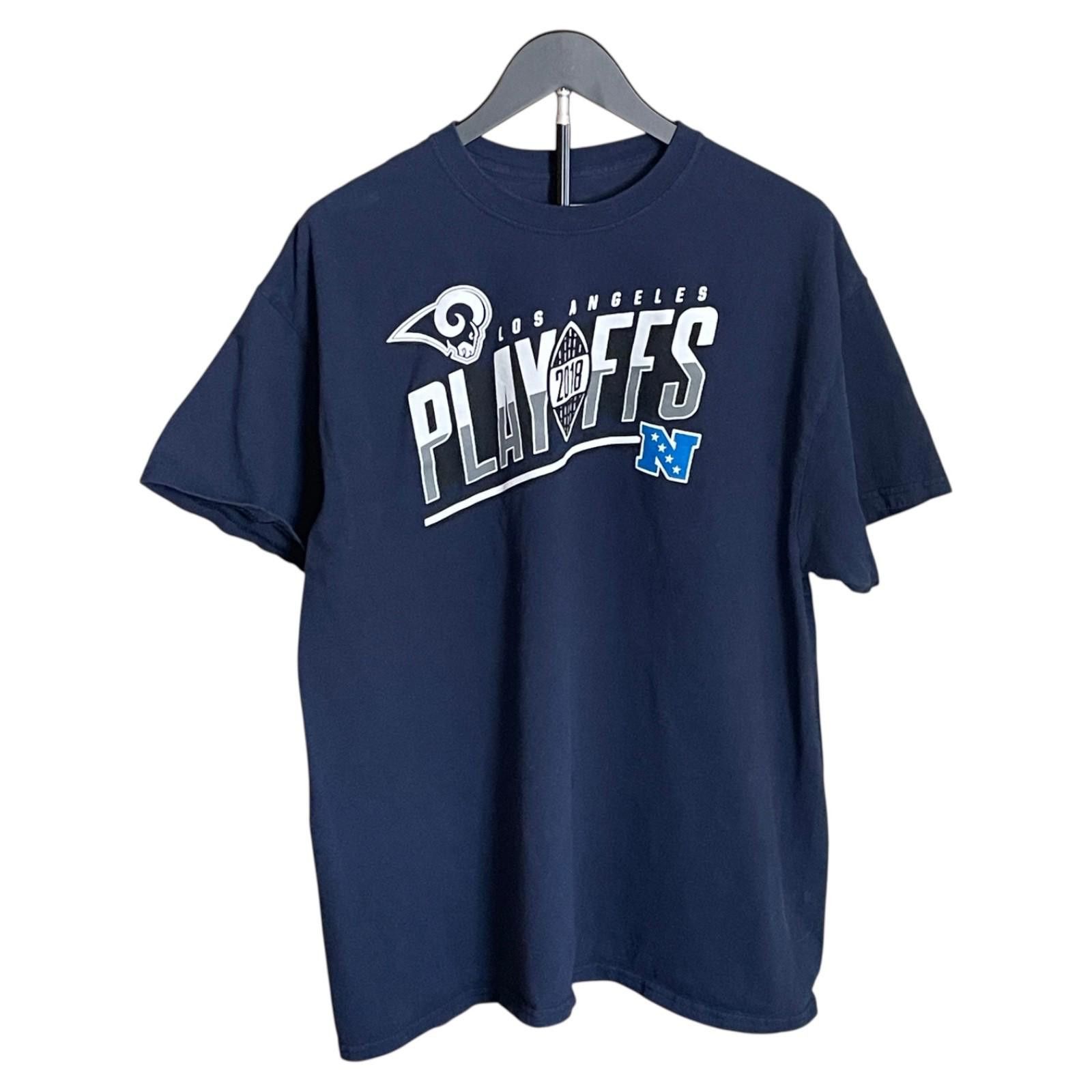 LA Rams 2018 Playoffs T-Shirt NFL Apparel Mens XL Football